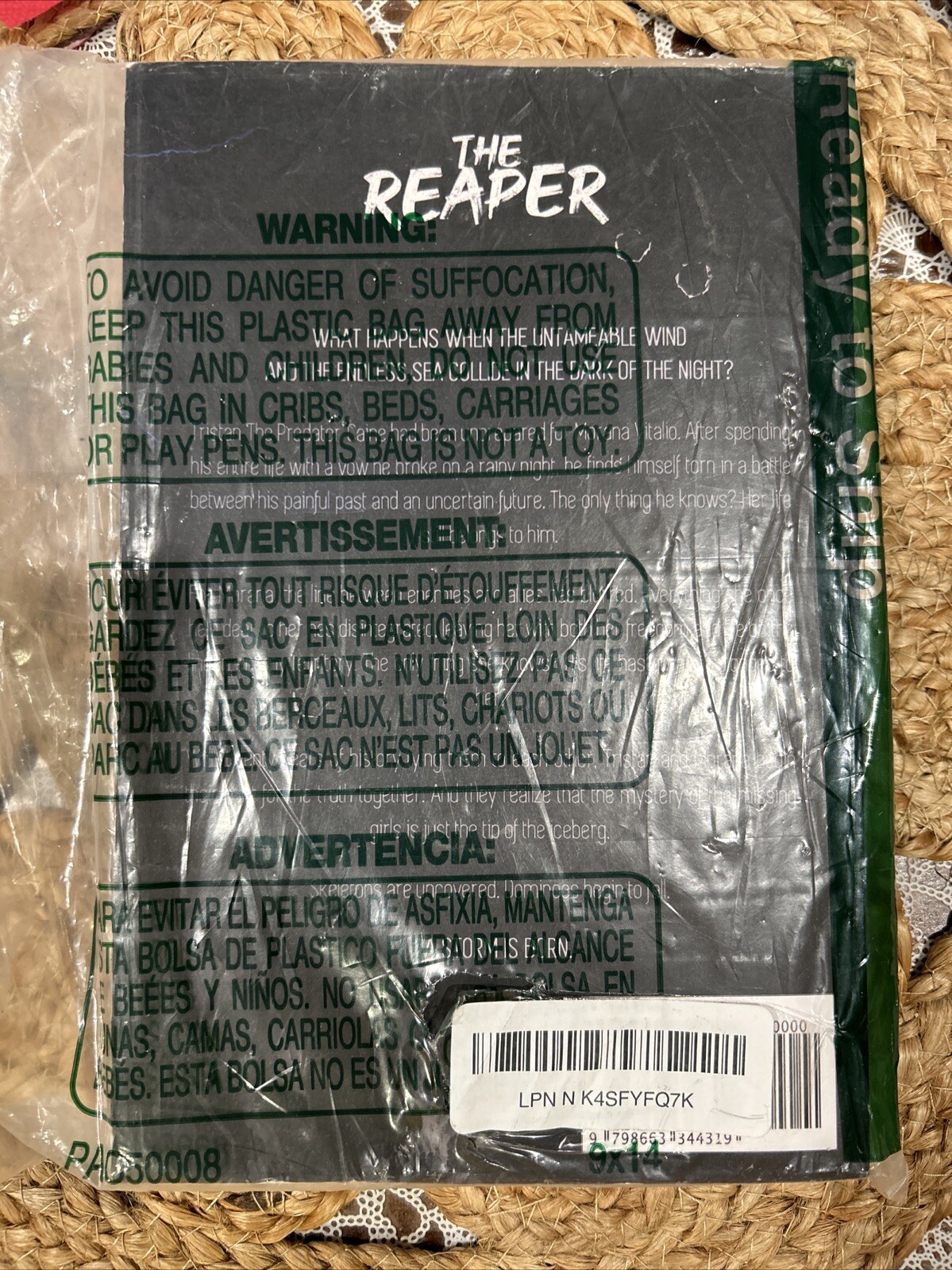 The Reaper An Enemies To Lovers Dark Romance Paperback New Sealed Free Shipping