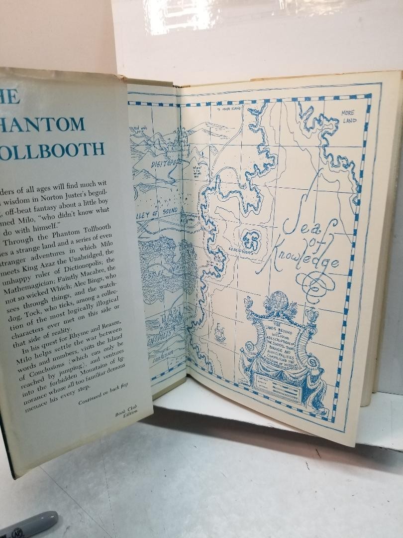 The Phantom Tollbooth by Norton Juster 1st Edition 1961 Hardcover Dust Jacket