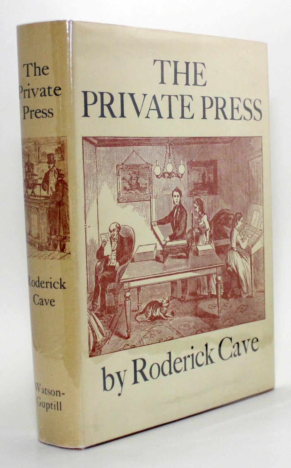 The Private Press Roderick Cave History Book Manuscript Printing Vtg Antique !!!