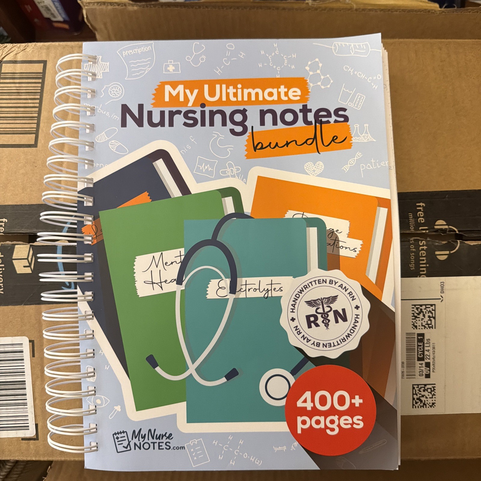 Nursing Success Bundle: 400+ Page Handwritten Notes, Designed to Ace Nursing Sch
