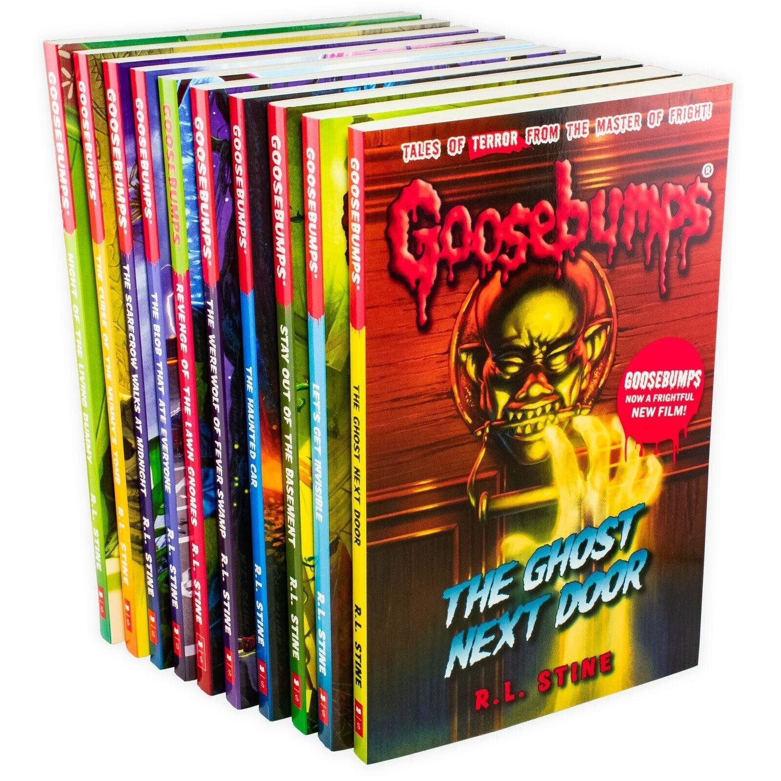 Goosebumps Series 10 Books (Set 1) By R. L. Stine – Ages 9-14 – Paperback