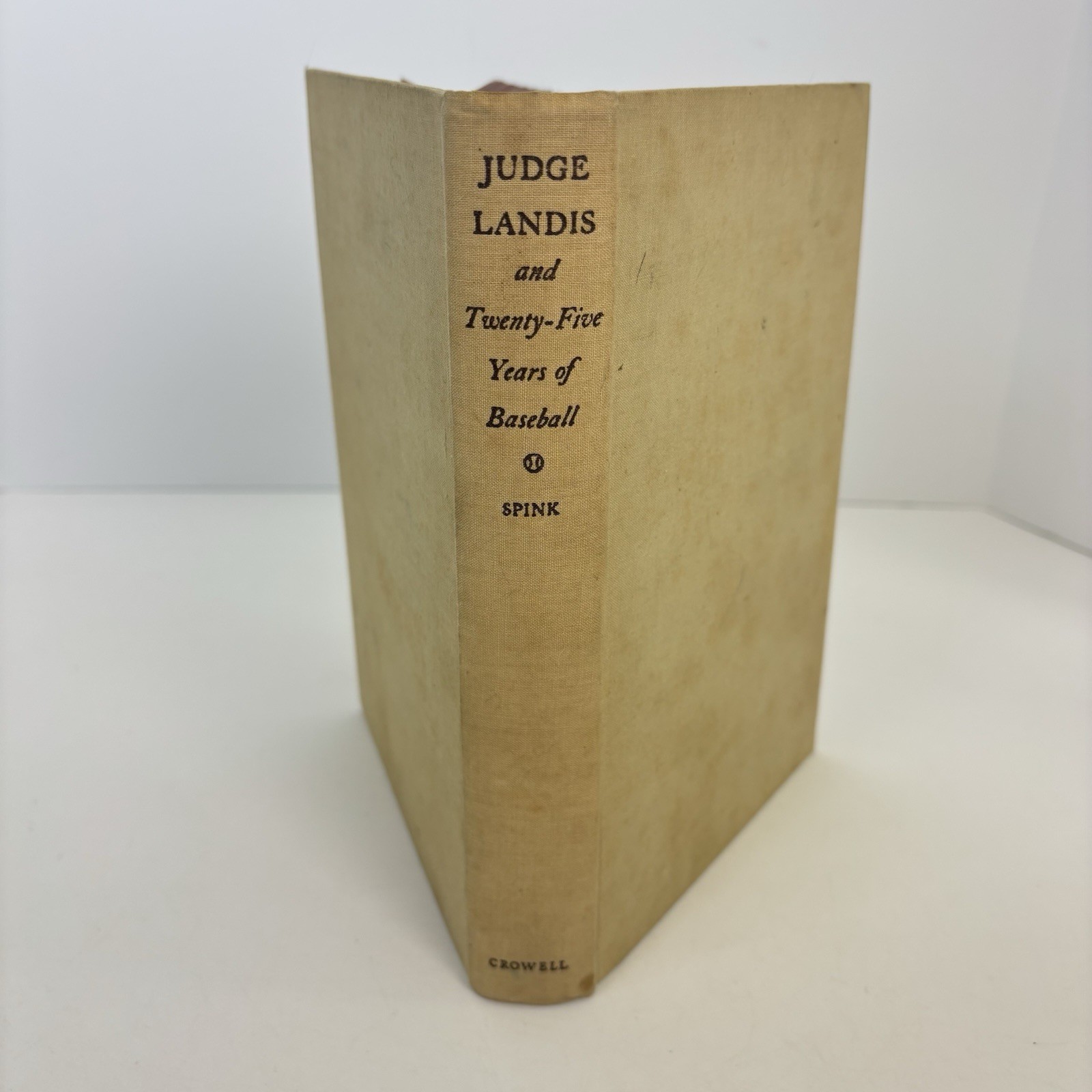 Judge Landis & 25 Years of Baseball 1947 HC 1st Ed J.G. Taylor Spink B7