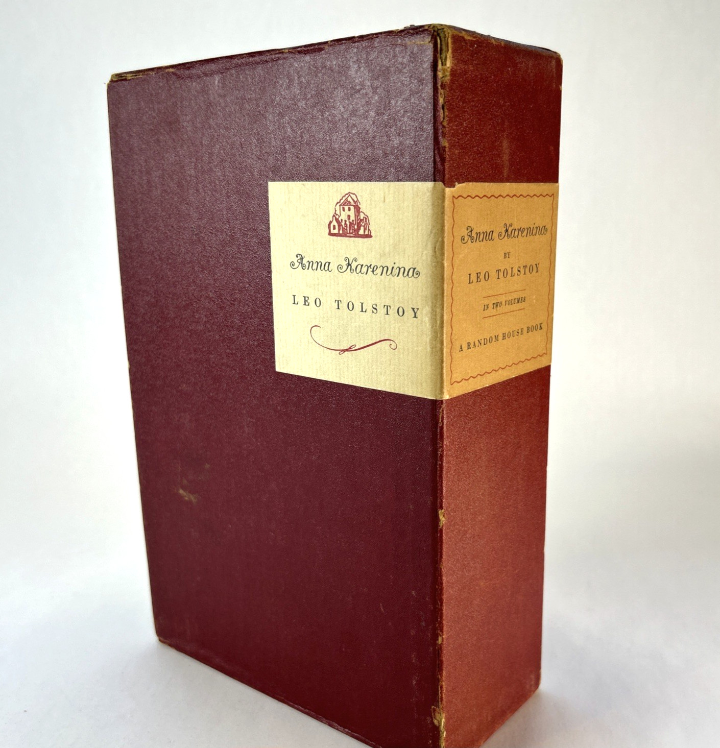 Anna Karenina by Leo Tolstoy-Random House Two Volume Set in Slipcase-1939