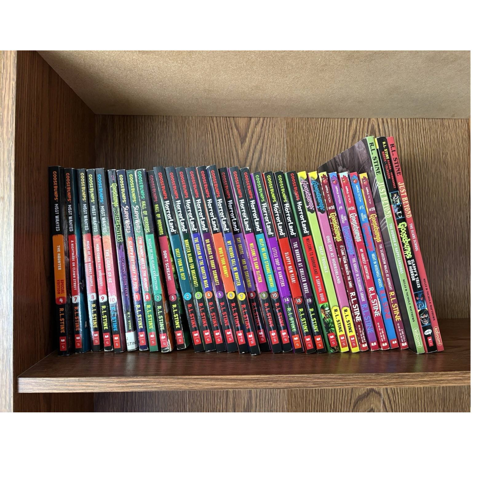 R.L. Stine Goosebumps & Just Beyond Paperback Book Lot Scholastic Ages 9-12