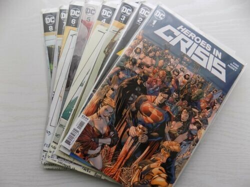 Heroes in Crisis – 1 2 3 4 5 6 7 8 9 – Complete Mini-series King & Mann 2018-19