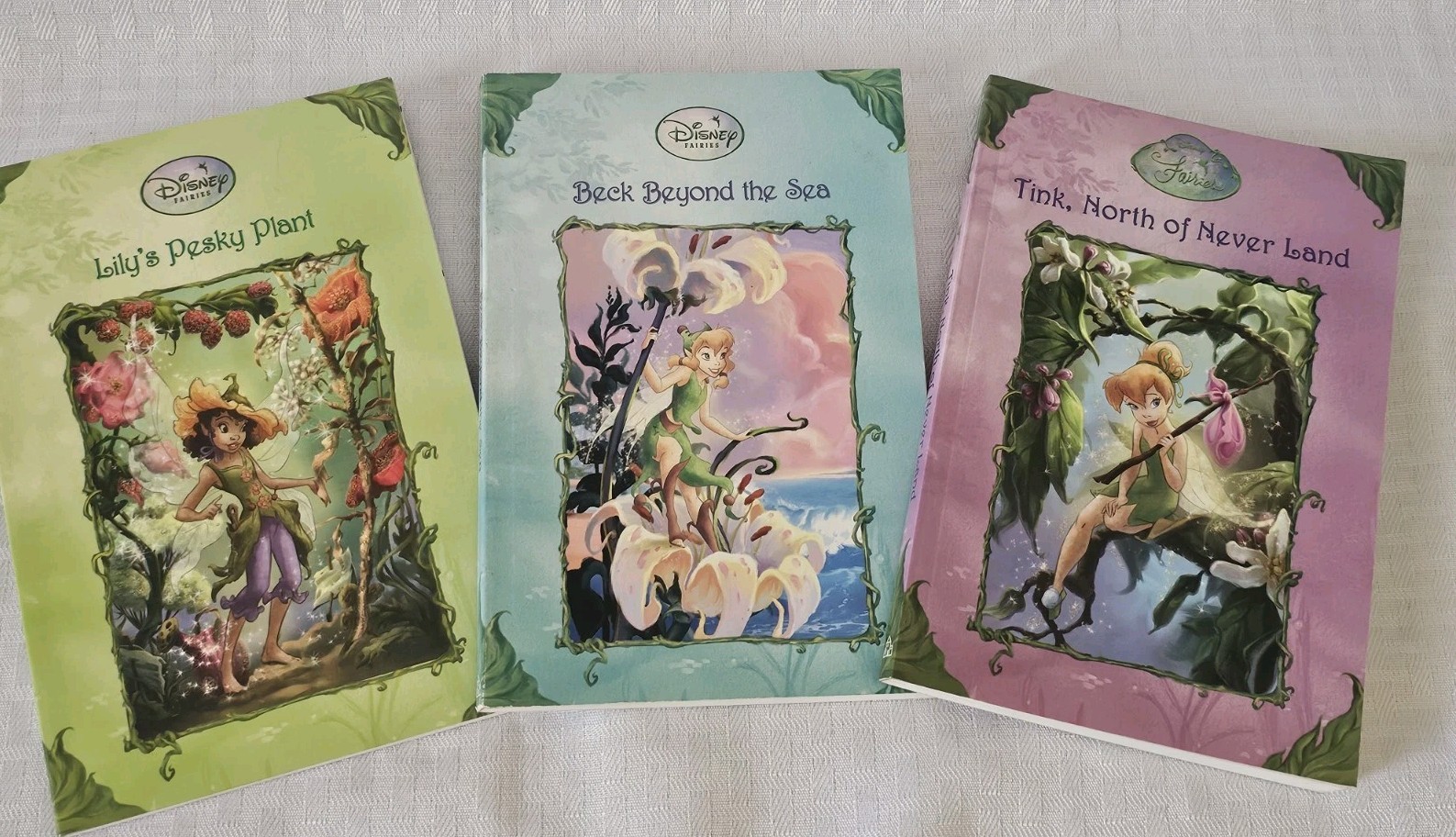 Lot Of 3 Disney Fairies Paperback Books – Very Good Condition