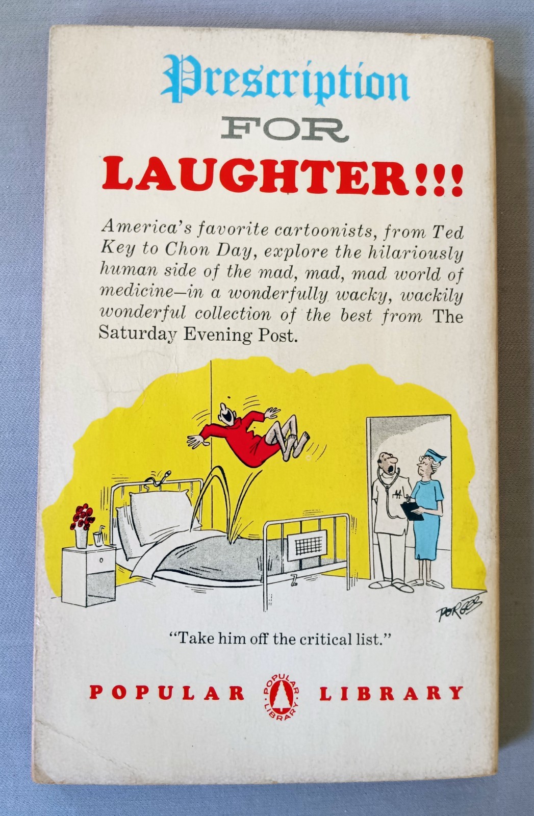 FEELING BETTER?, PAPERBACK, PB, 1ST, SATURDAY EVENING POST, POPULAR LIBRARY 1963