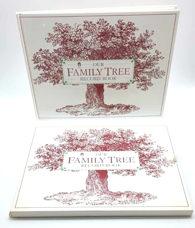 Our Family Tree Record Book from Covent Garden Books With Cardboard Sleeve Cover
