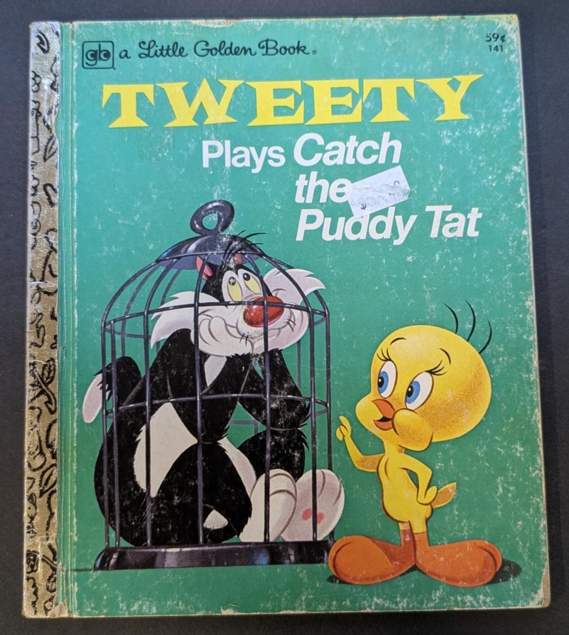 Little Golden Book Tweety Plays Catch the Puddy Tat Vintage 1978