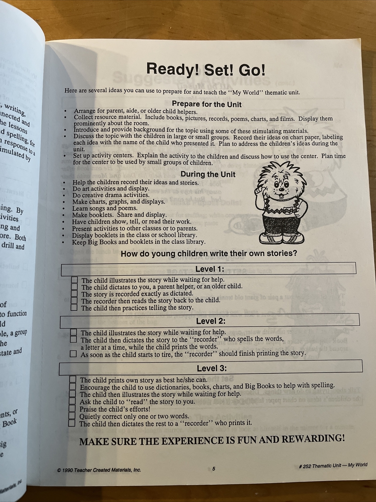 Thematic Units: MY WORLD Thematic Unit by Diane Williams – Early Childhood