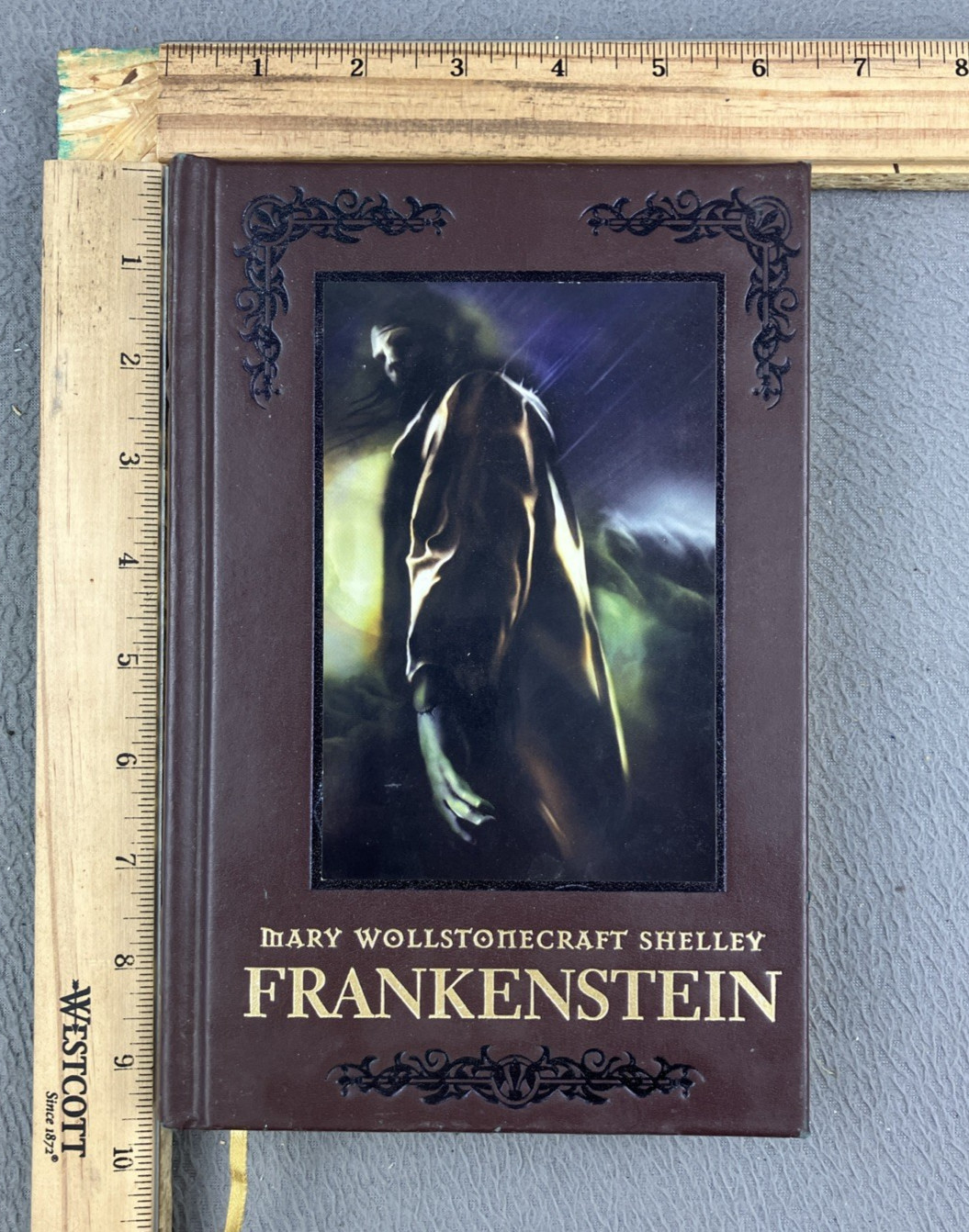 Frankenstein by Mary Wollstonecraft Shelley – Faux Leather Slight Imperfections