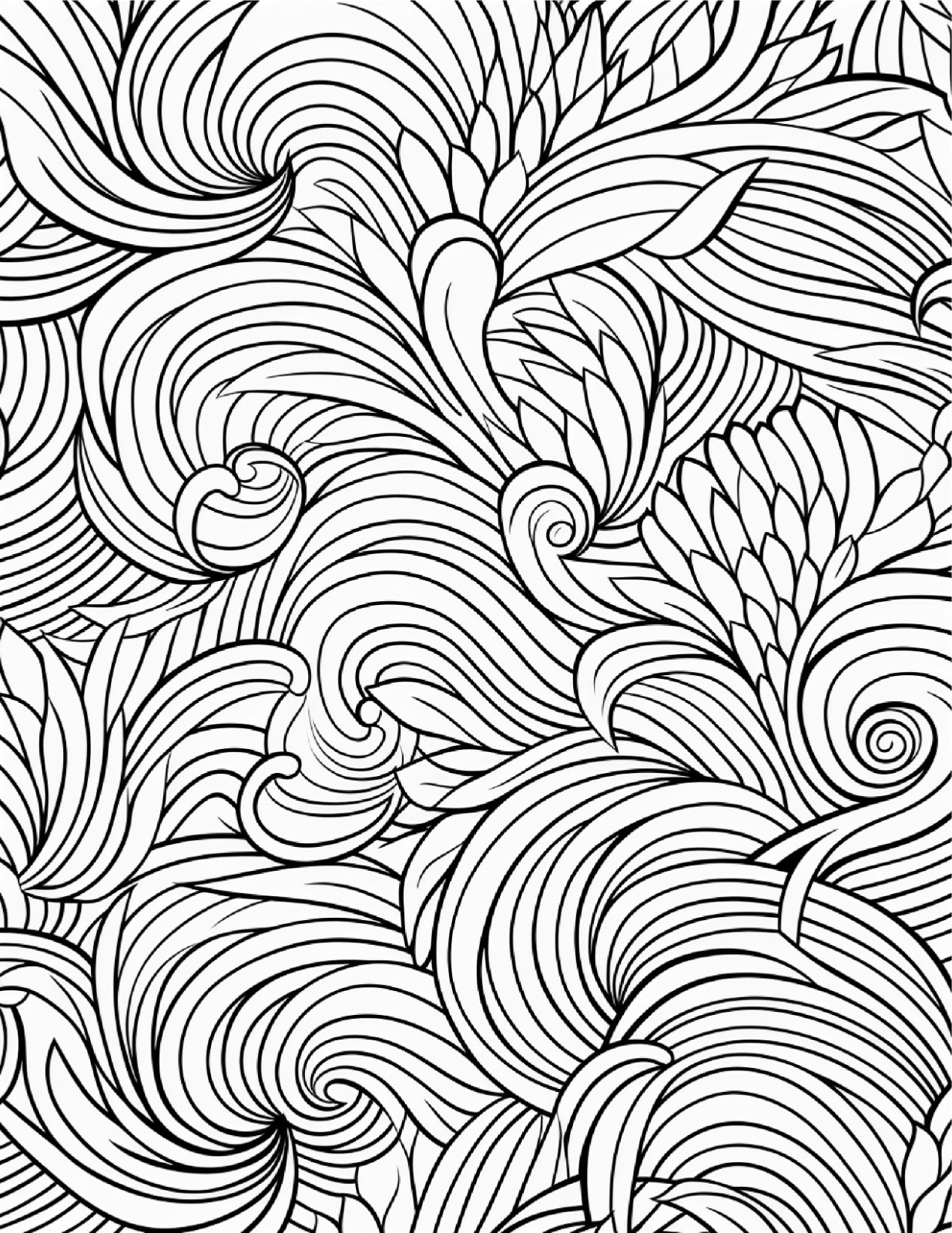 Relaxing Patterns Coloring Book fo