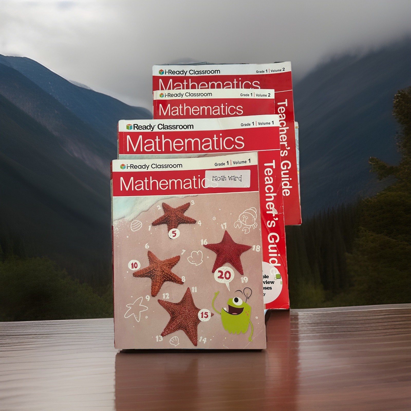 i-Ready Classroom Math Grade 1 Complete Set Vol 1 & 2 Stud. + Teach. -Homeschool