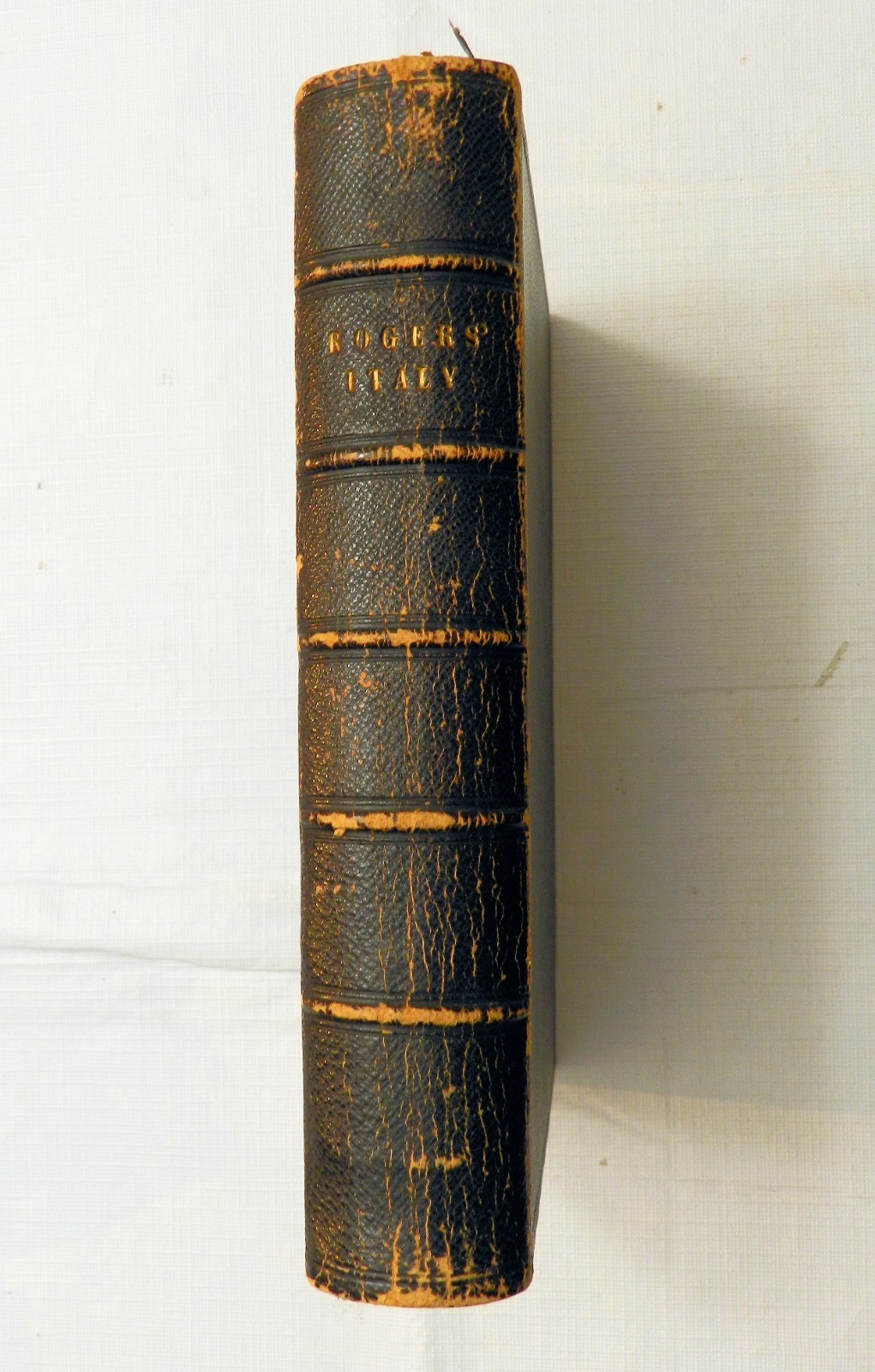 1830, Italy, A Poem by Samuel Rogers, LEATHER, ILLUSTRATED, VG