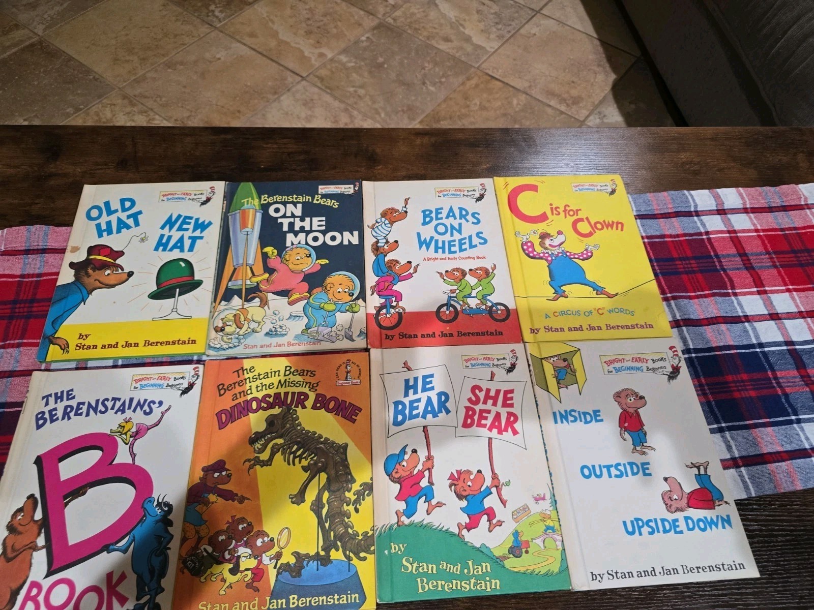 Vintage Berenstain Bears Bright & Early Books Lot of 8 – Stan & Jan Berenstain