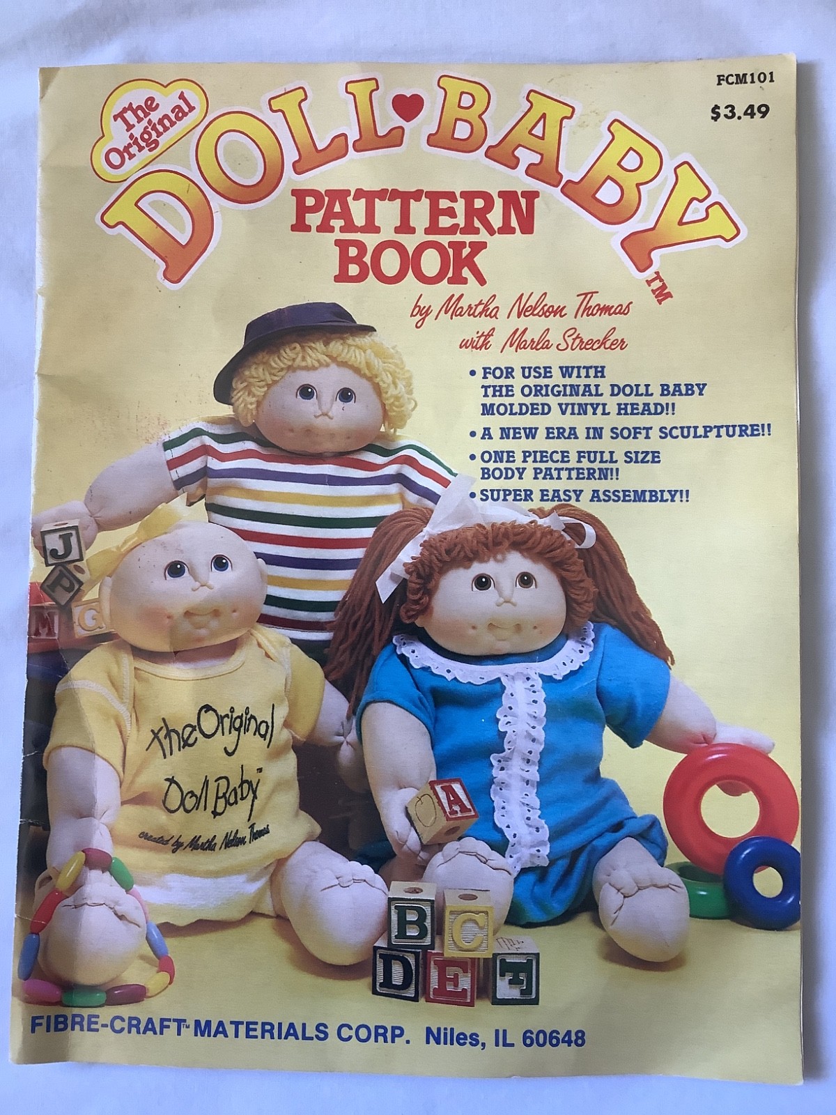 Martha Thomas & Marla Strecker the Original Doll Baby Pattern Book FCM101 (1984)