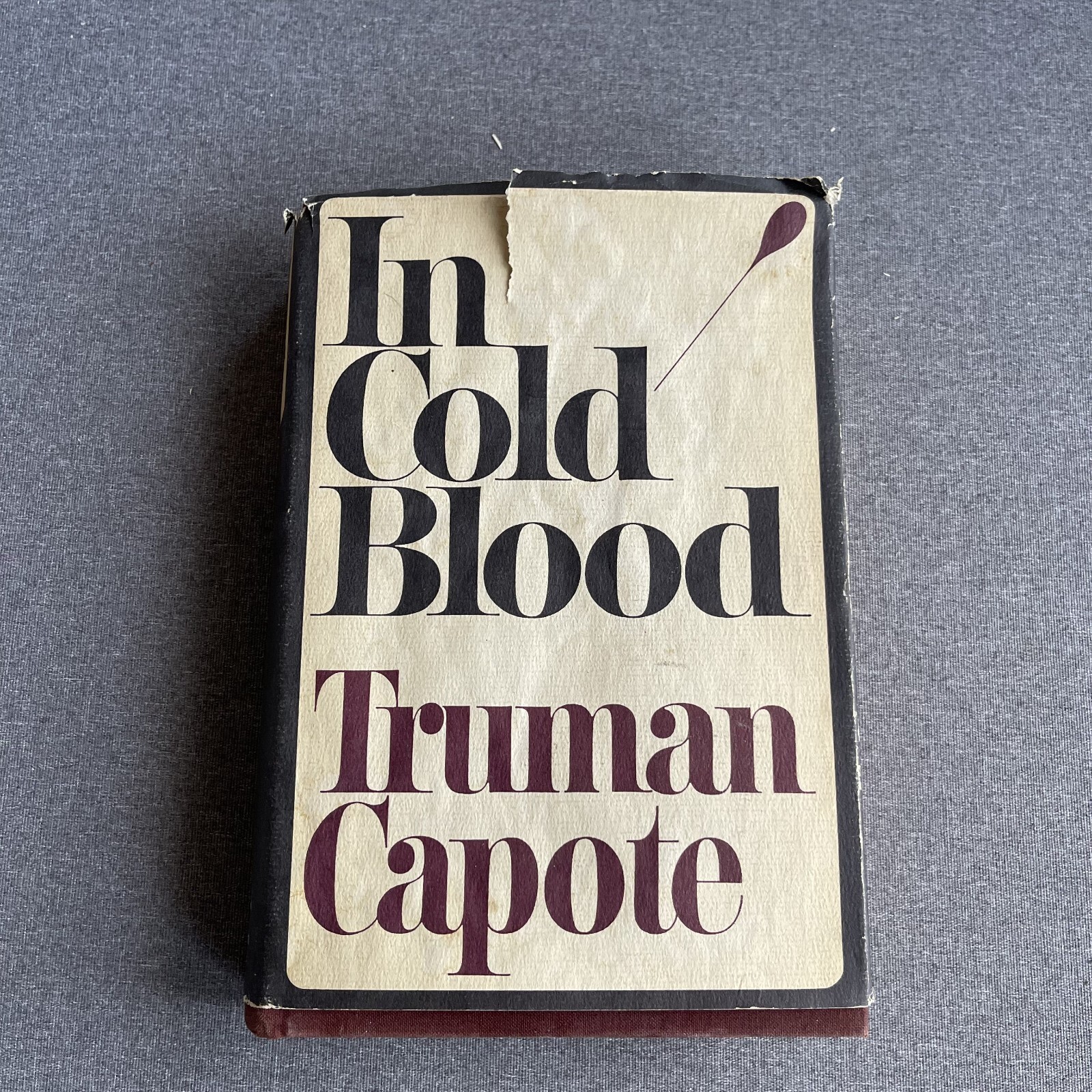 In Cold Blood by Truman Capote 1965 First Printing Hardcover/DJ