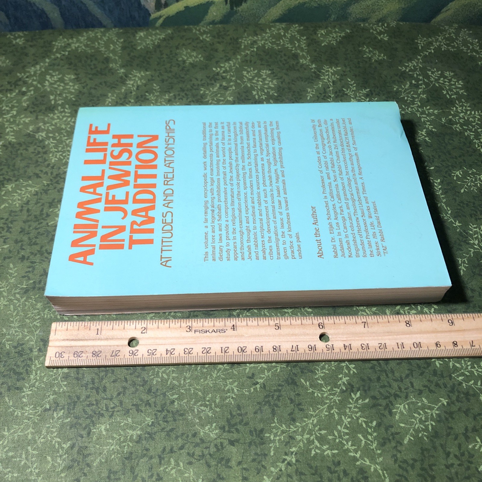 Animal Life in Jewish Tradition: Attitudes and Relationships by Schochet