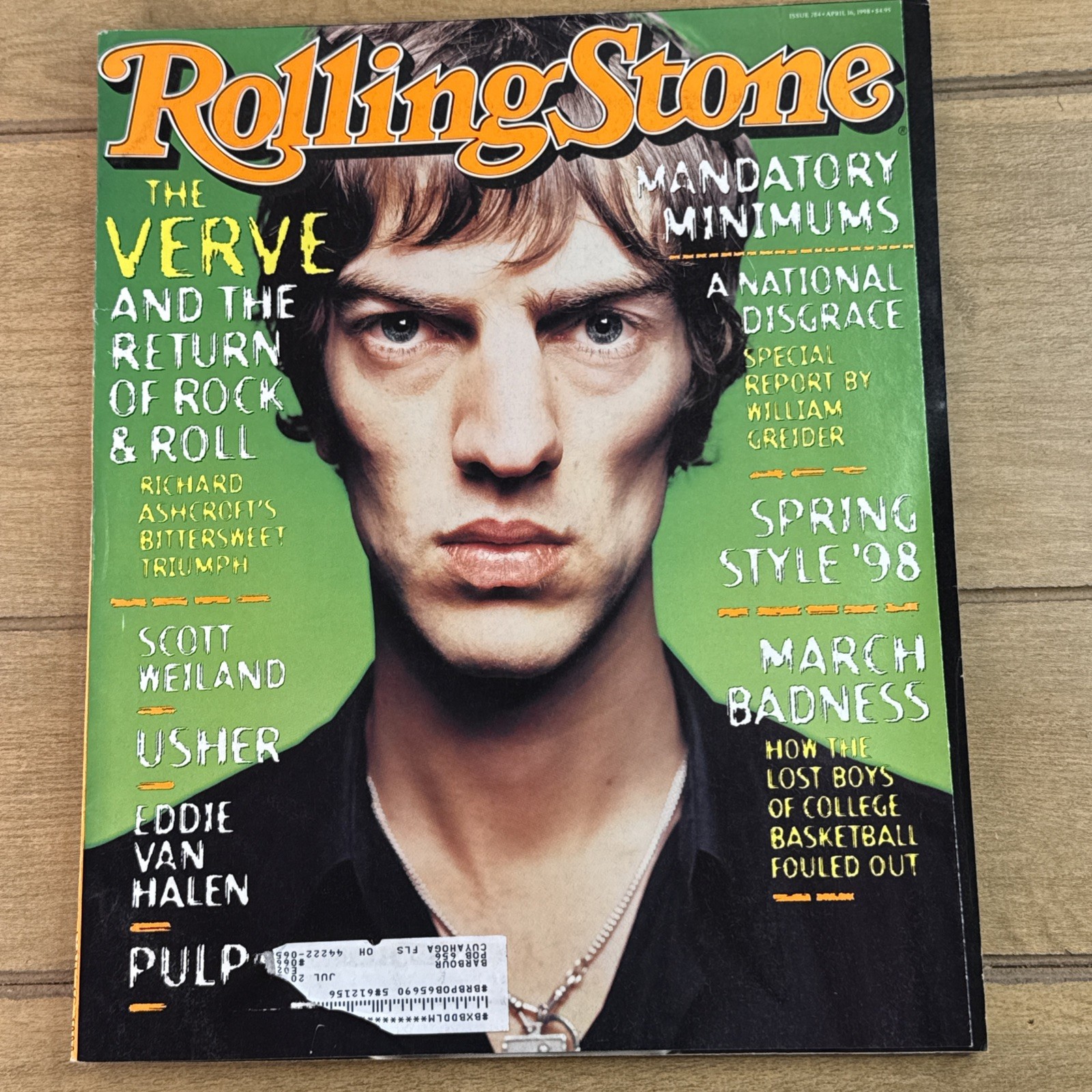 Rolling Stone Magazine #784 April 1998 The Verve, Eddie Van Halen