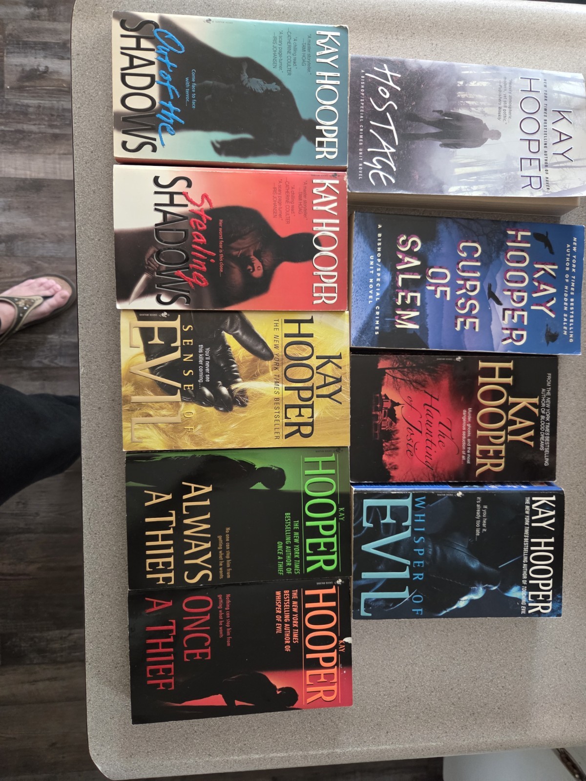Kay Hooper Lot Of 9 Books. Paperback. Crime Mystery Thriller Suspense