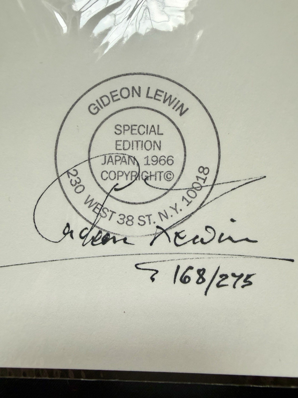 Gideon Lewin Avedon Behind The Scenes 1964-1980 #168/275 Book/Photo SIGNED