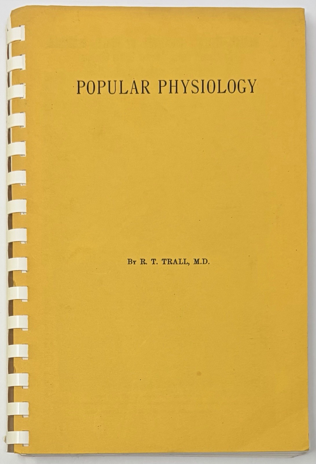 Popular Physiology R. T. Trall 1969 Health Research Publication Booklet Vintage
