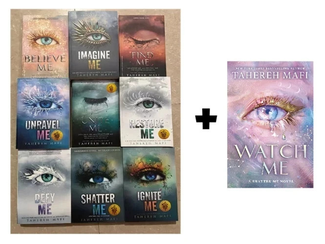 Shatter Me Series By Tahereh Mafi 10 Books Collection Set free shipping..