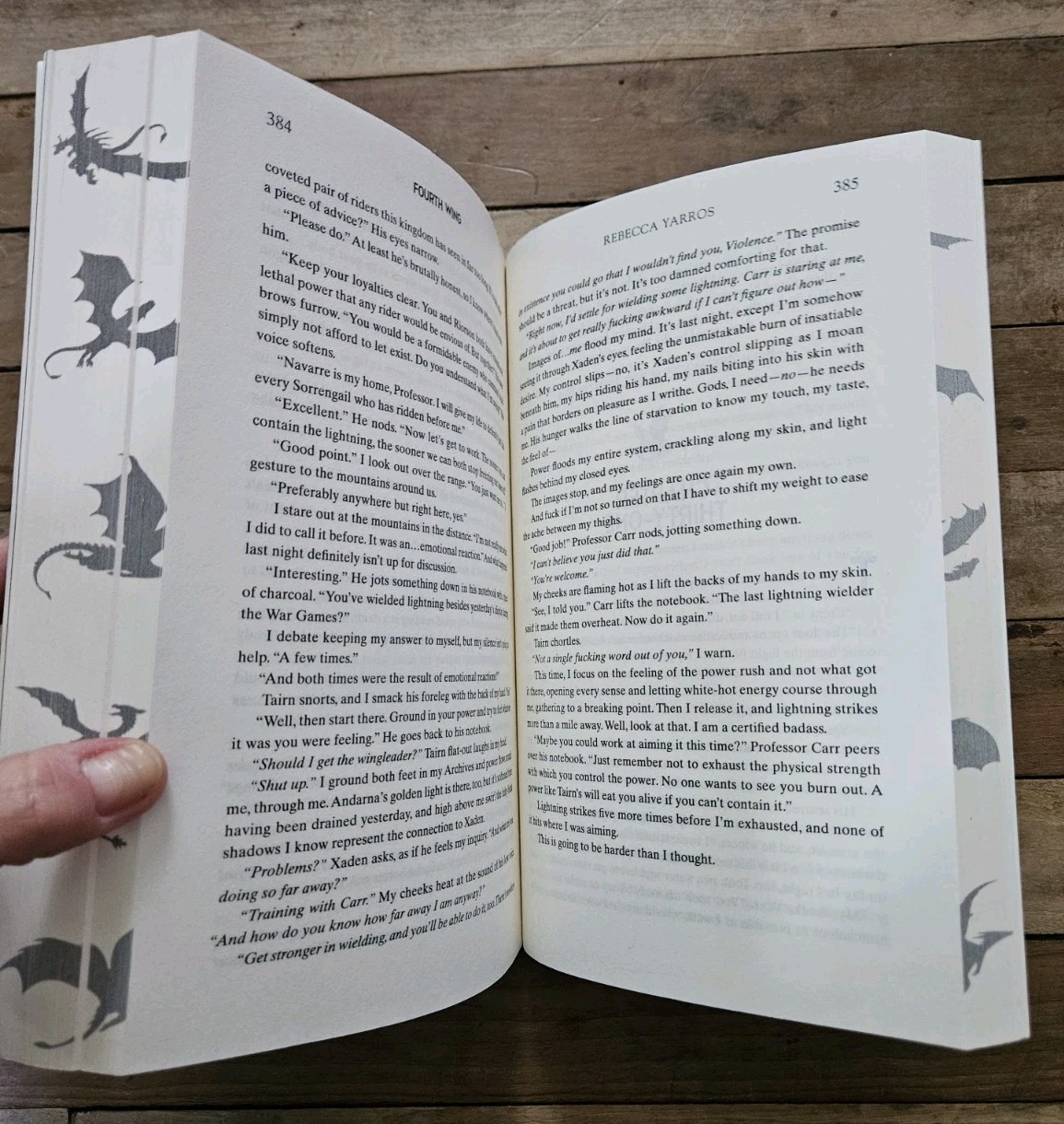 ? Fourth Wing 1st Printing Limited Edition Paperback Full Sprayed Dragon Edges