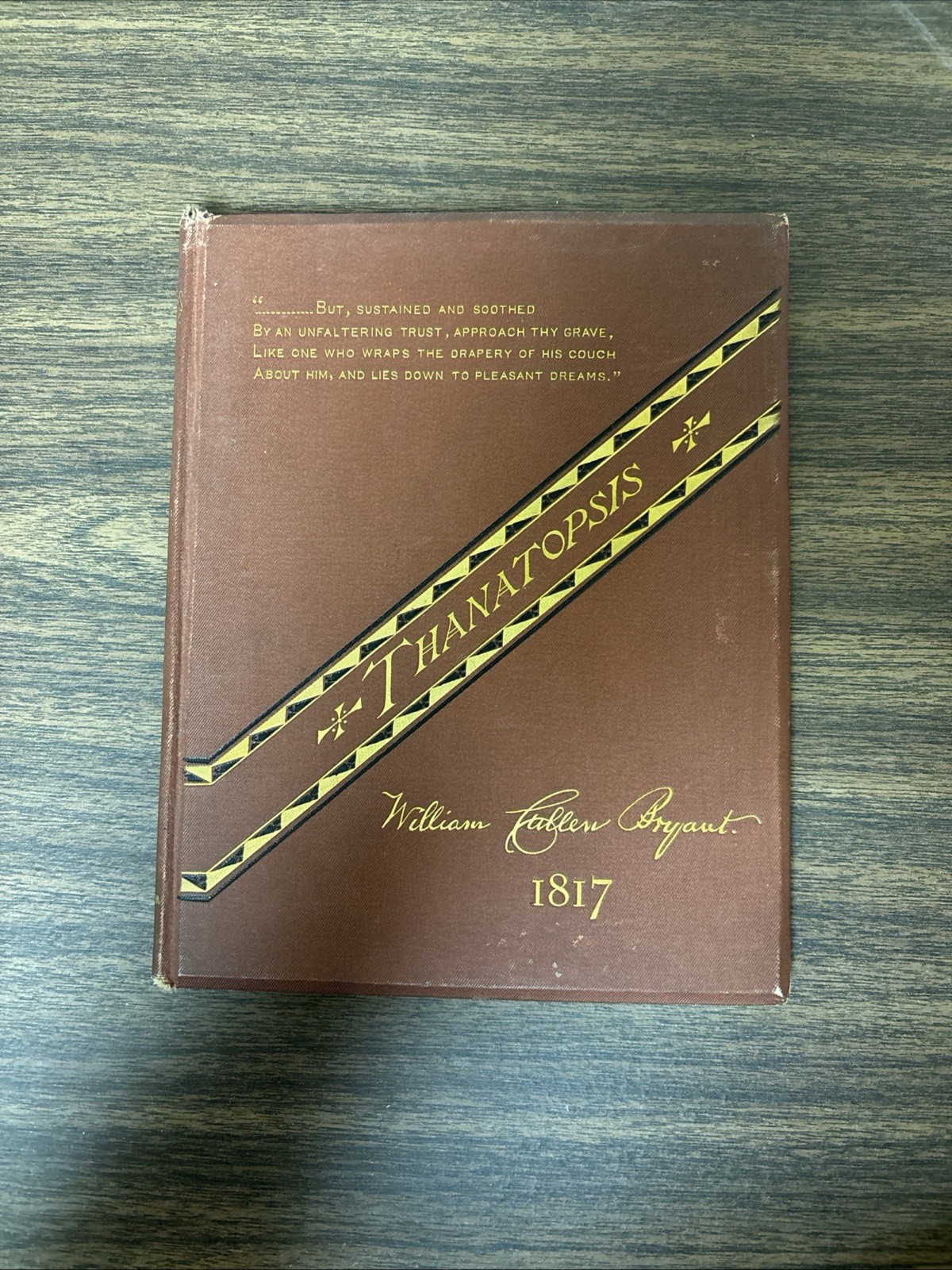 Thanatopsis by William Cullen Bryant Hardcover G. P. Putnam’s Sons