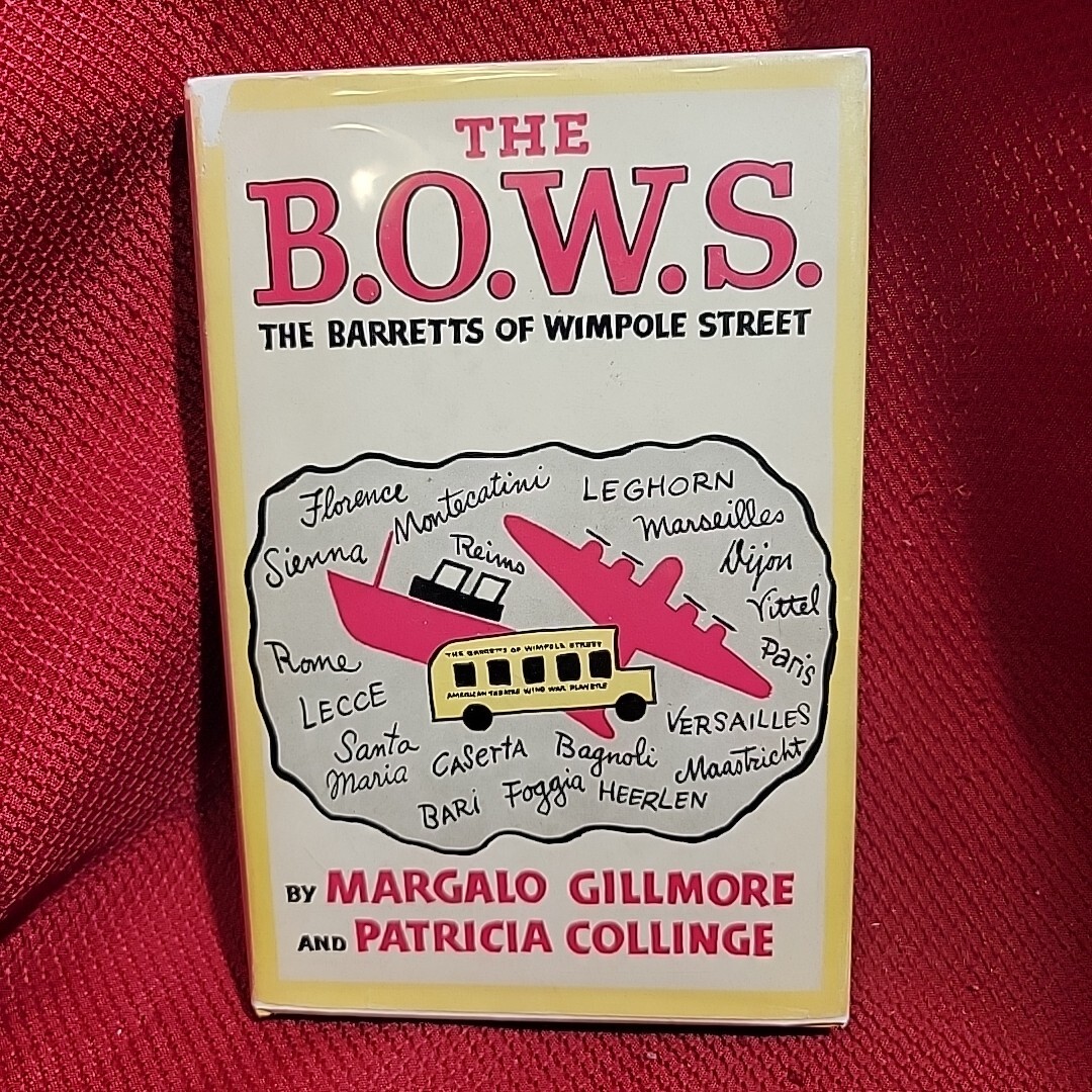 SIGNED! Barretts Of Wimpole Street BOWS vintage HardCover Book collinge gillmore