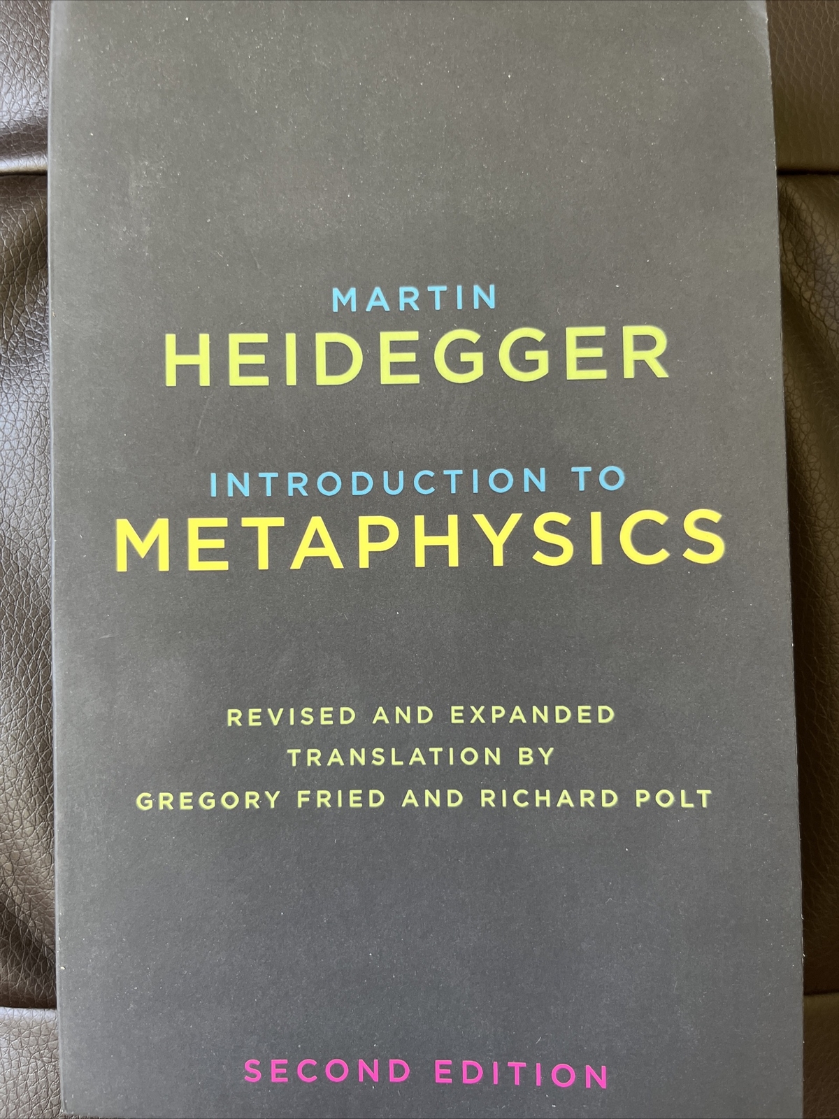 Introduction to Metaphysics by Martin Heidegger (2014, Trade Paperback)