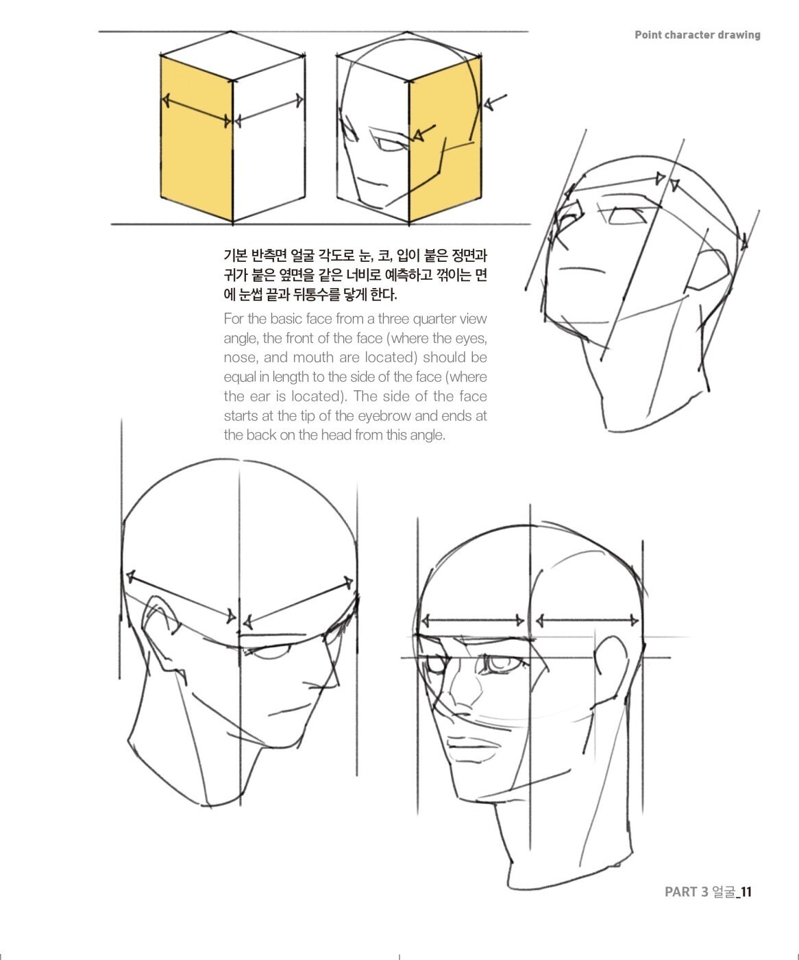 Point Character Drawing by Taco 포인트 캐릭터 드로잉 Total 2 Books Set (Korean) 한국어