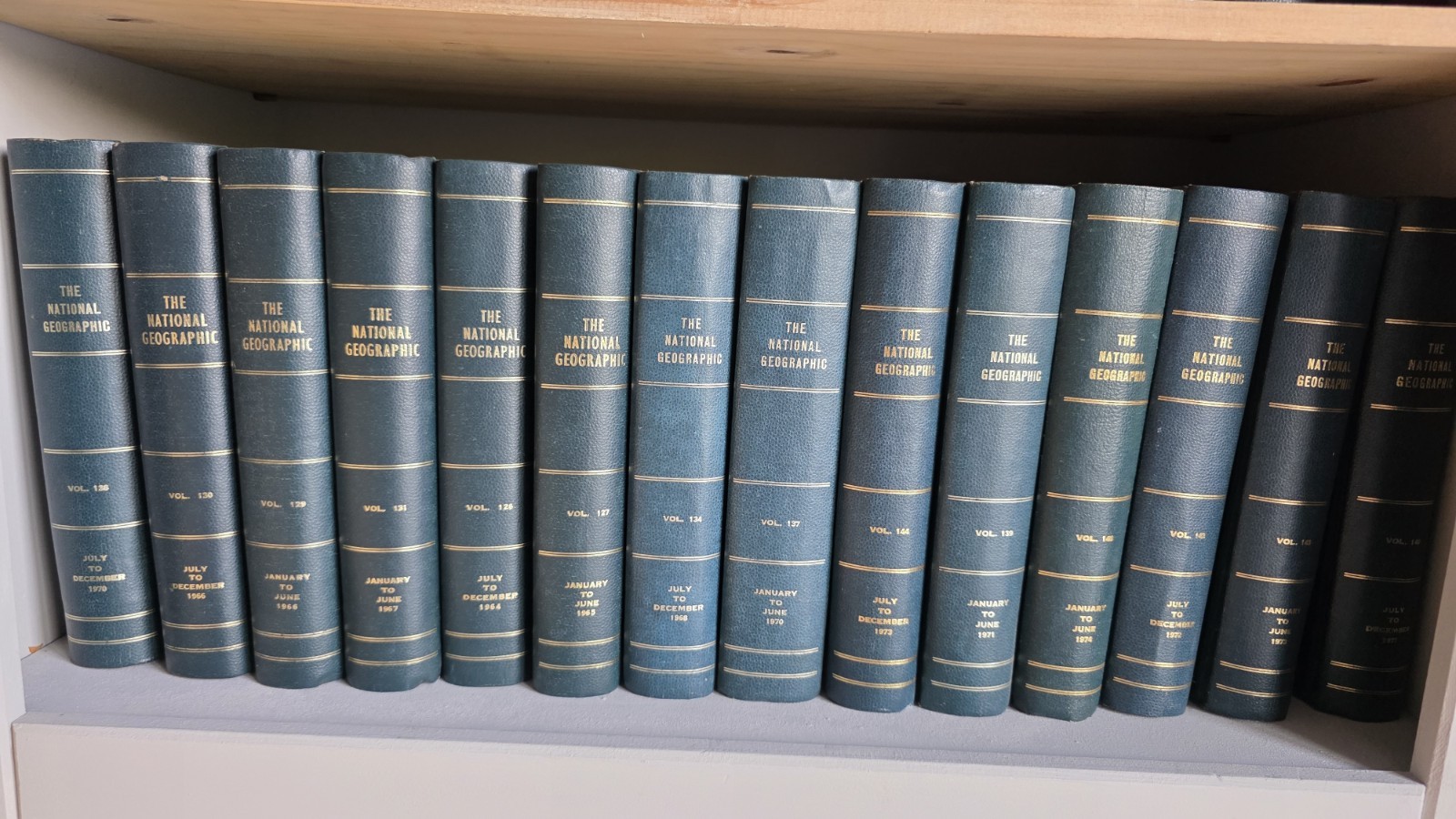 Vintage National Geographic Bound Volumes Collection – 29 Books (1951-1974)