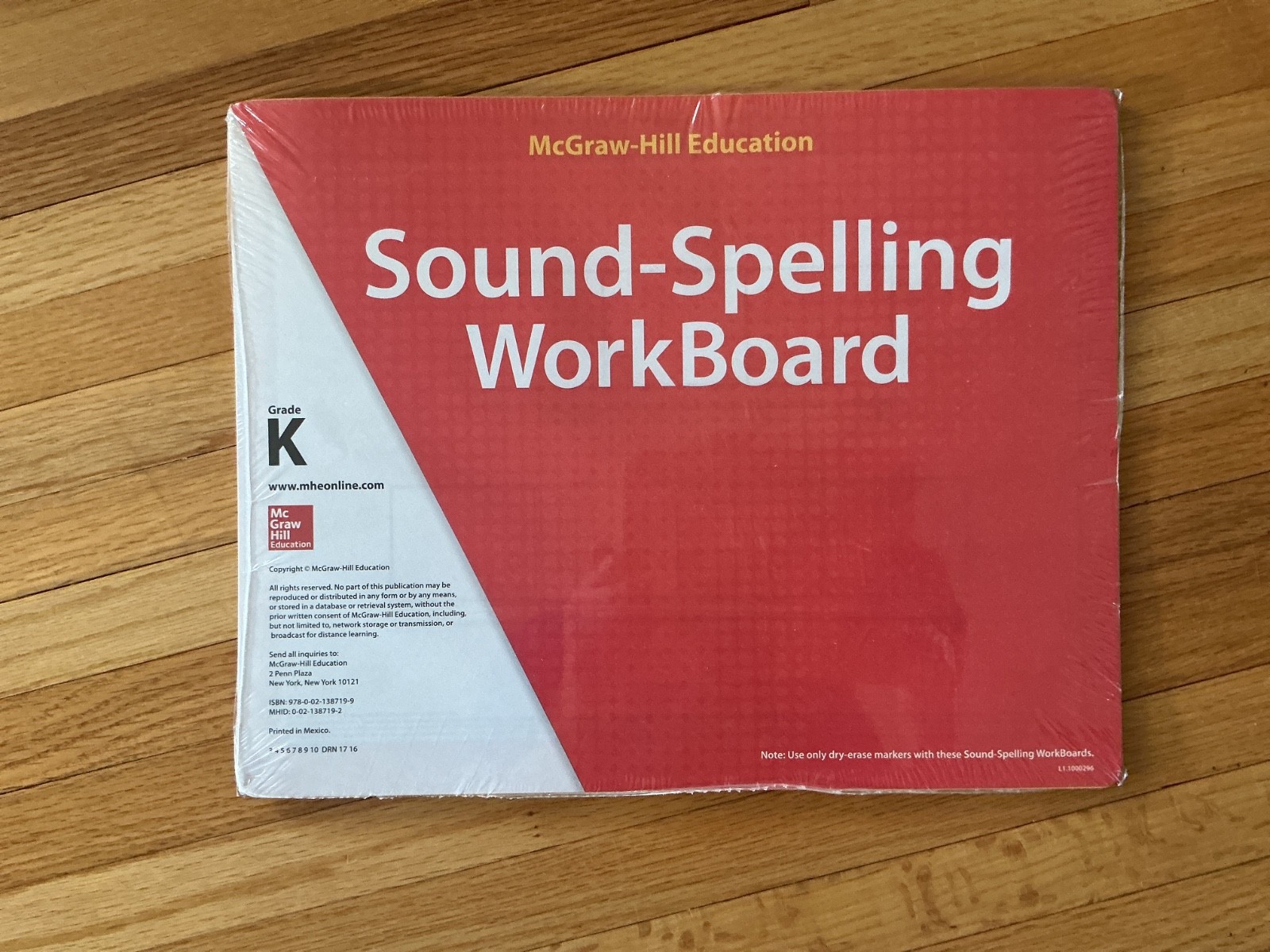 McGraw Hill Education Sound-spelling Workboards Grade K