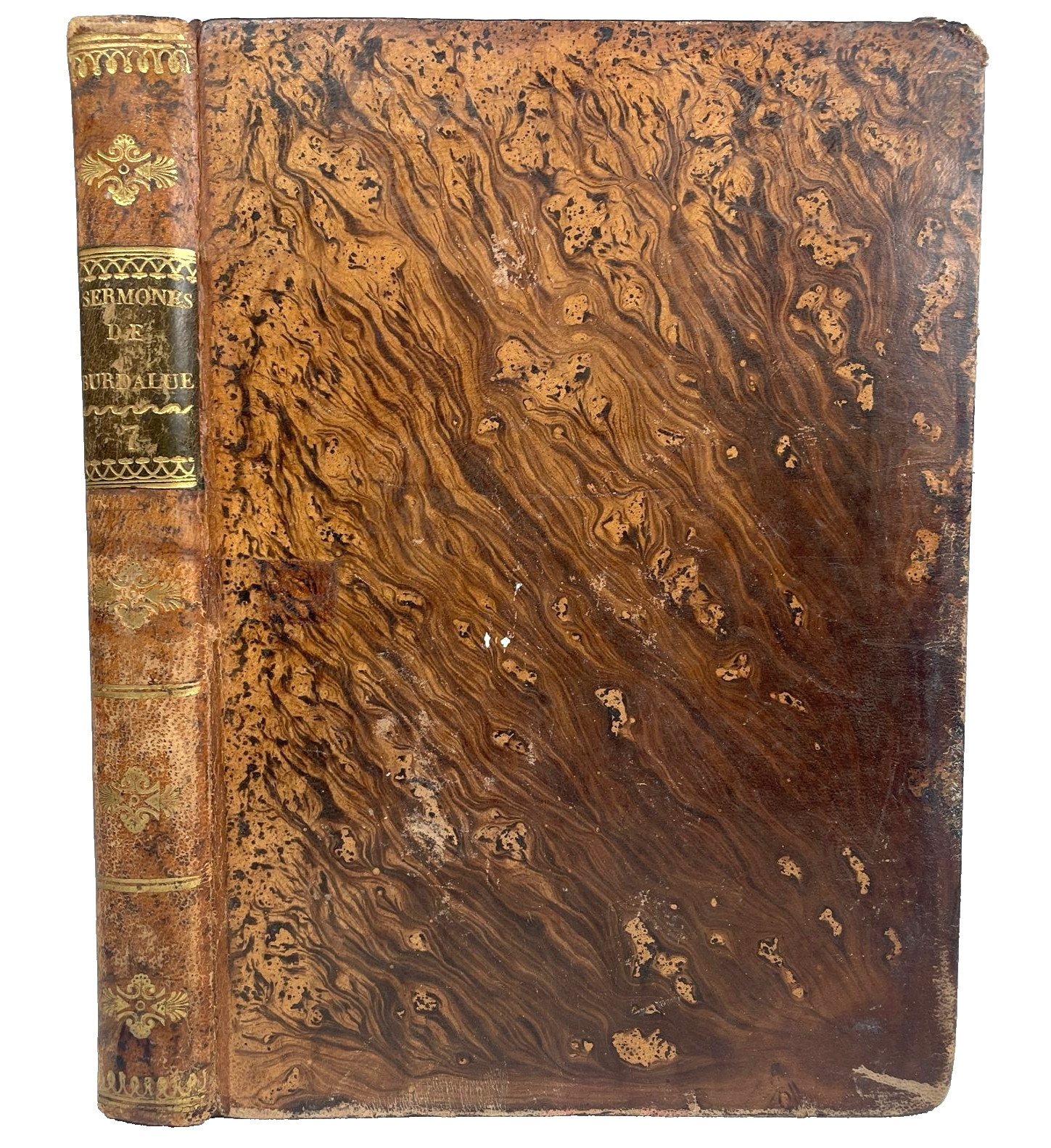 1796 Sermones Del Padre Luis Burdalue, Compañia de Jesus, Tomo 7, Dominicas