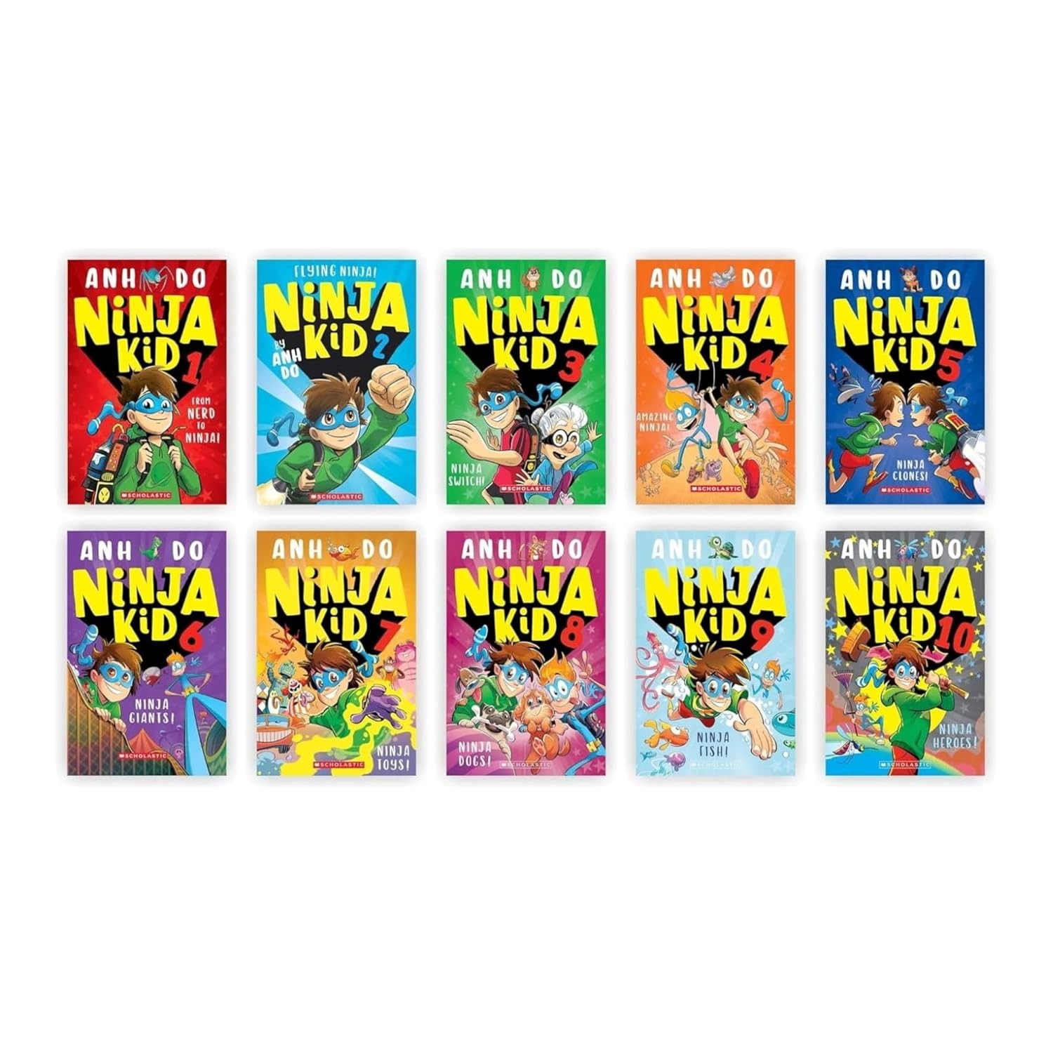 Ninja Kid Books 1-10 by Anh Do NEW paperback