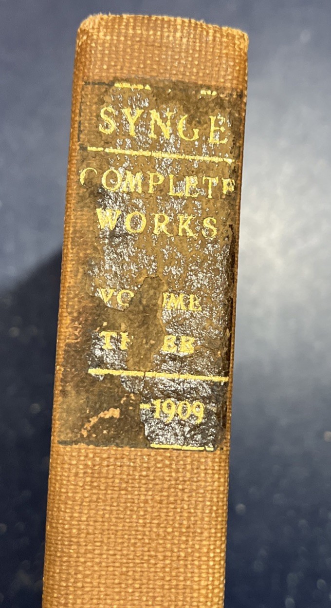 Complete Works of John M. Synge 1912 HC Volume 3 Illustrated