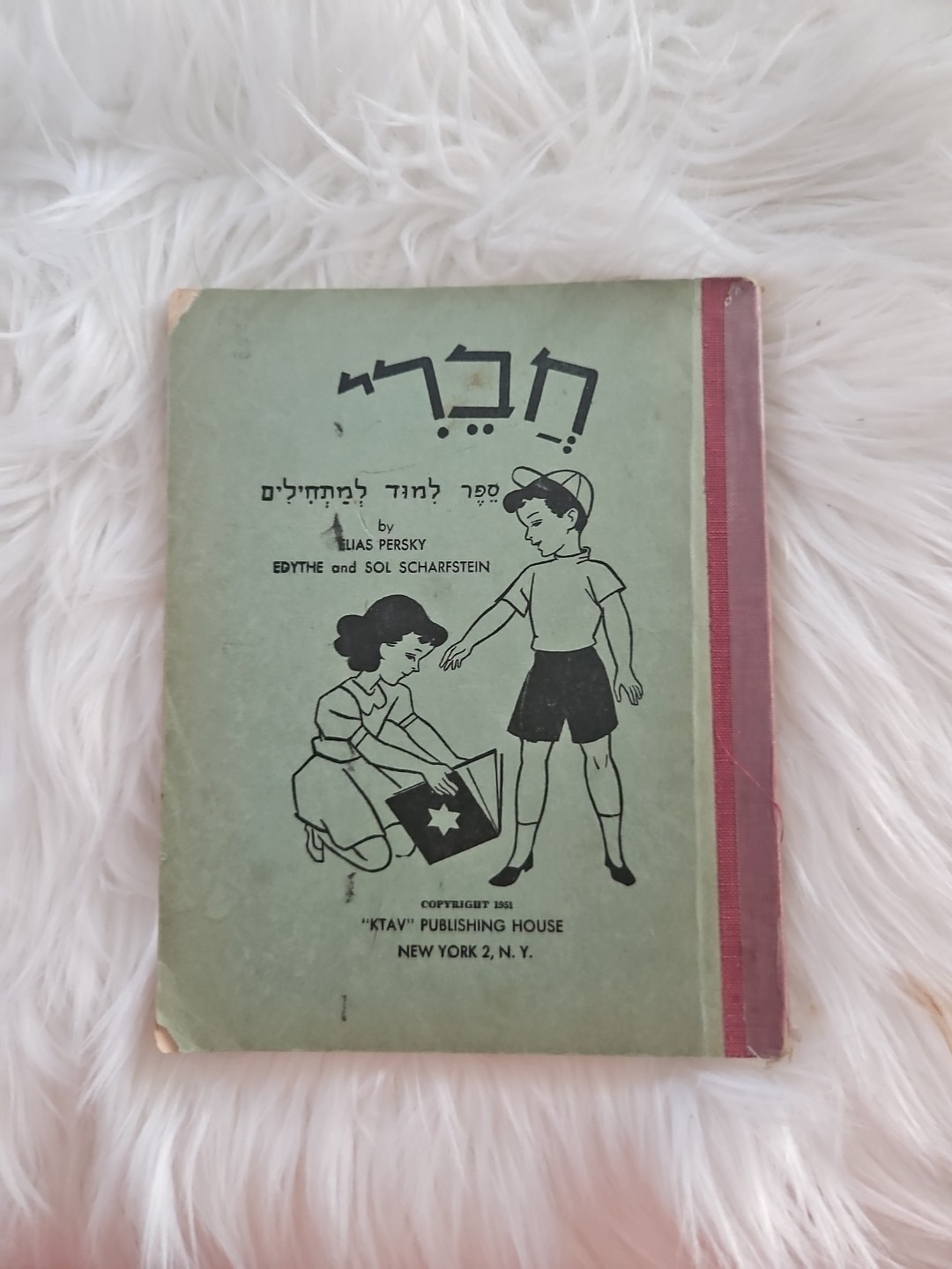 Children’s book for learning hebrew (title in Hebrew) Preowned