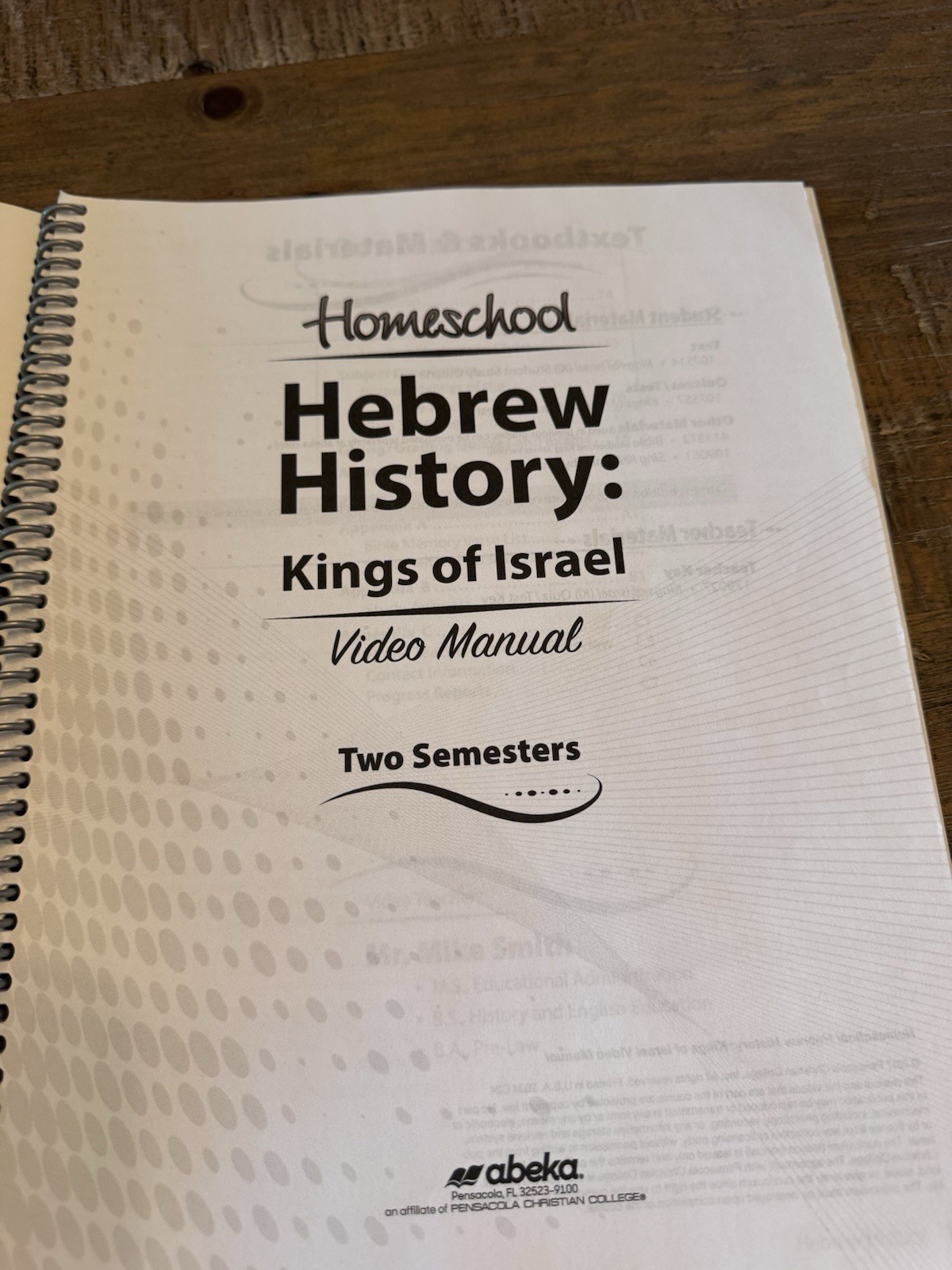 Abeka 9th Grade Bible Class Books