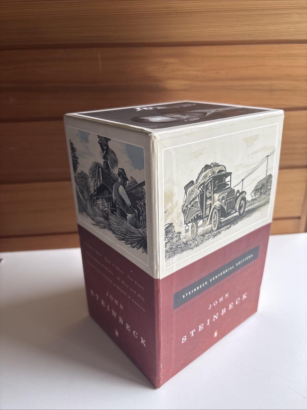 Steinbeck Centennial Editions Boxed Set PB Set of 6 Books by John Steinbeck