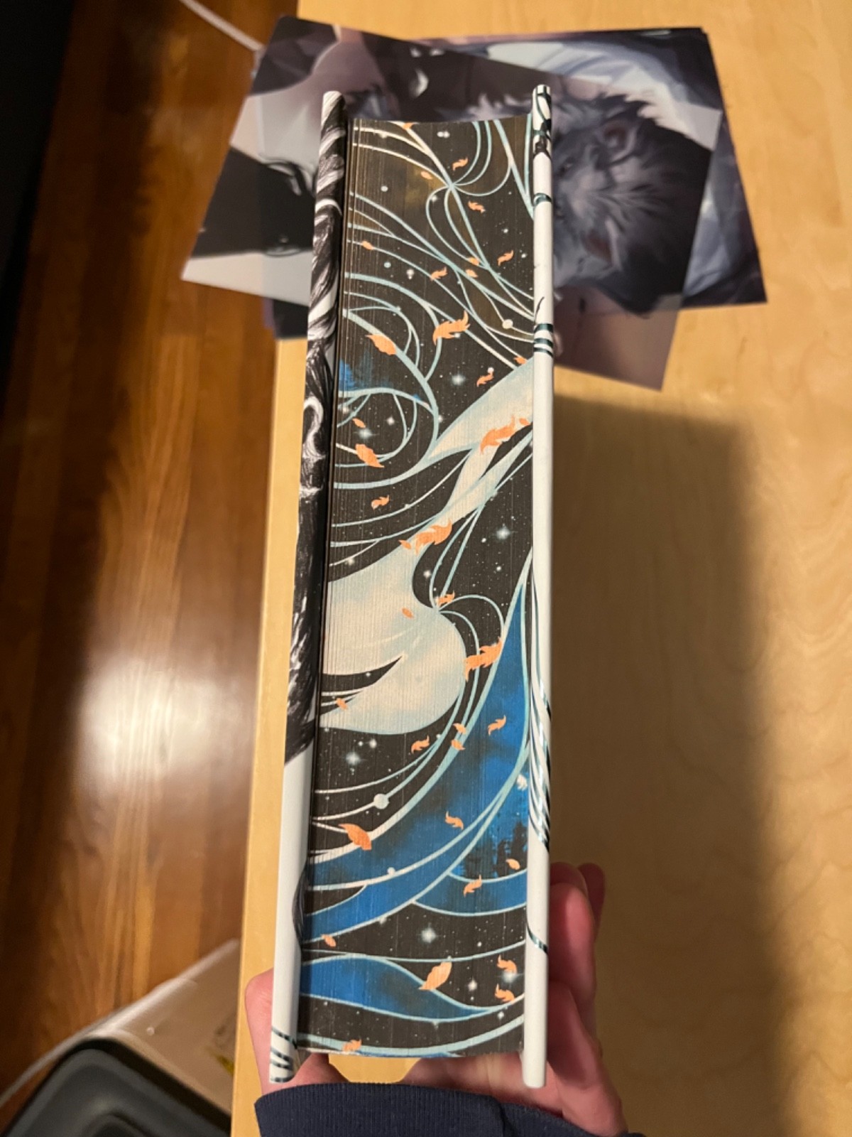 Dreamerwhale signed When the Moon Hatched by Sarah A. Parker & page overlays