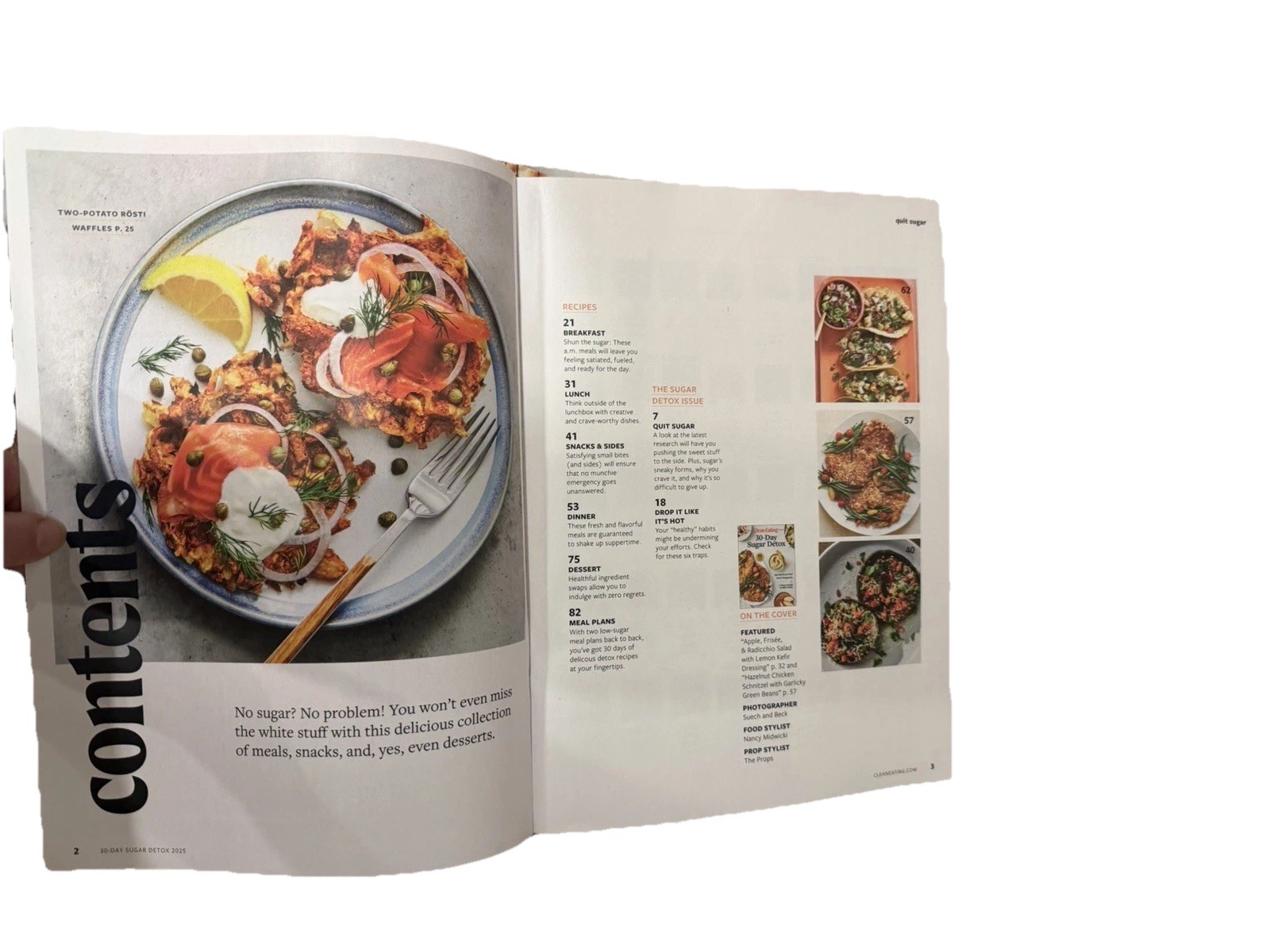 Brand New Special Edition Clean Eating Magazine 30-Day Sugar Detox