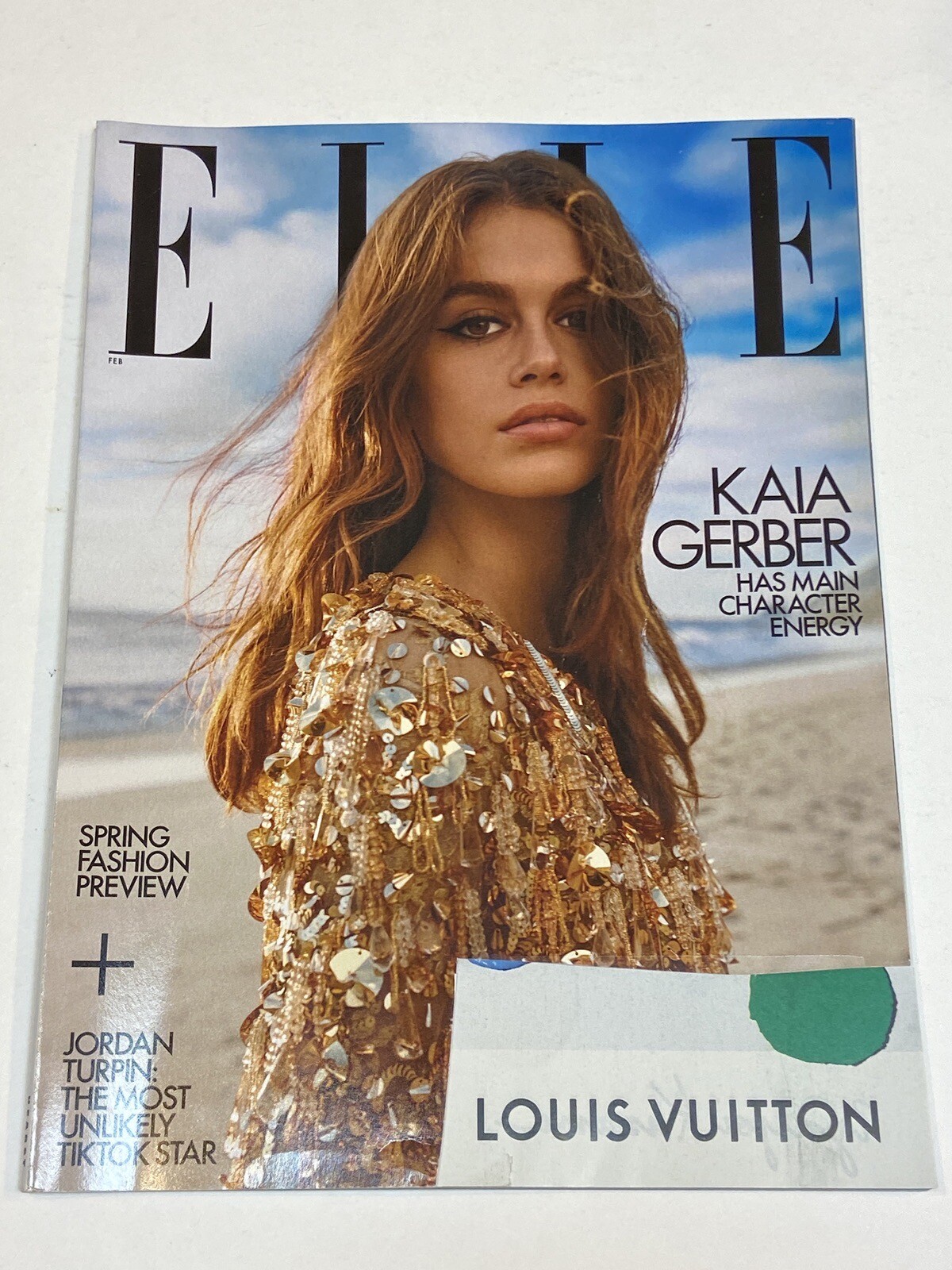 Elle Magazine Feb 2 2023 Kaia Gerber Jordan Turpin Spring Fashion Preview AS IS