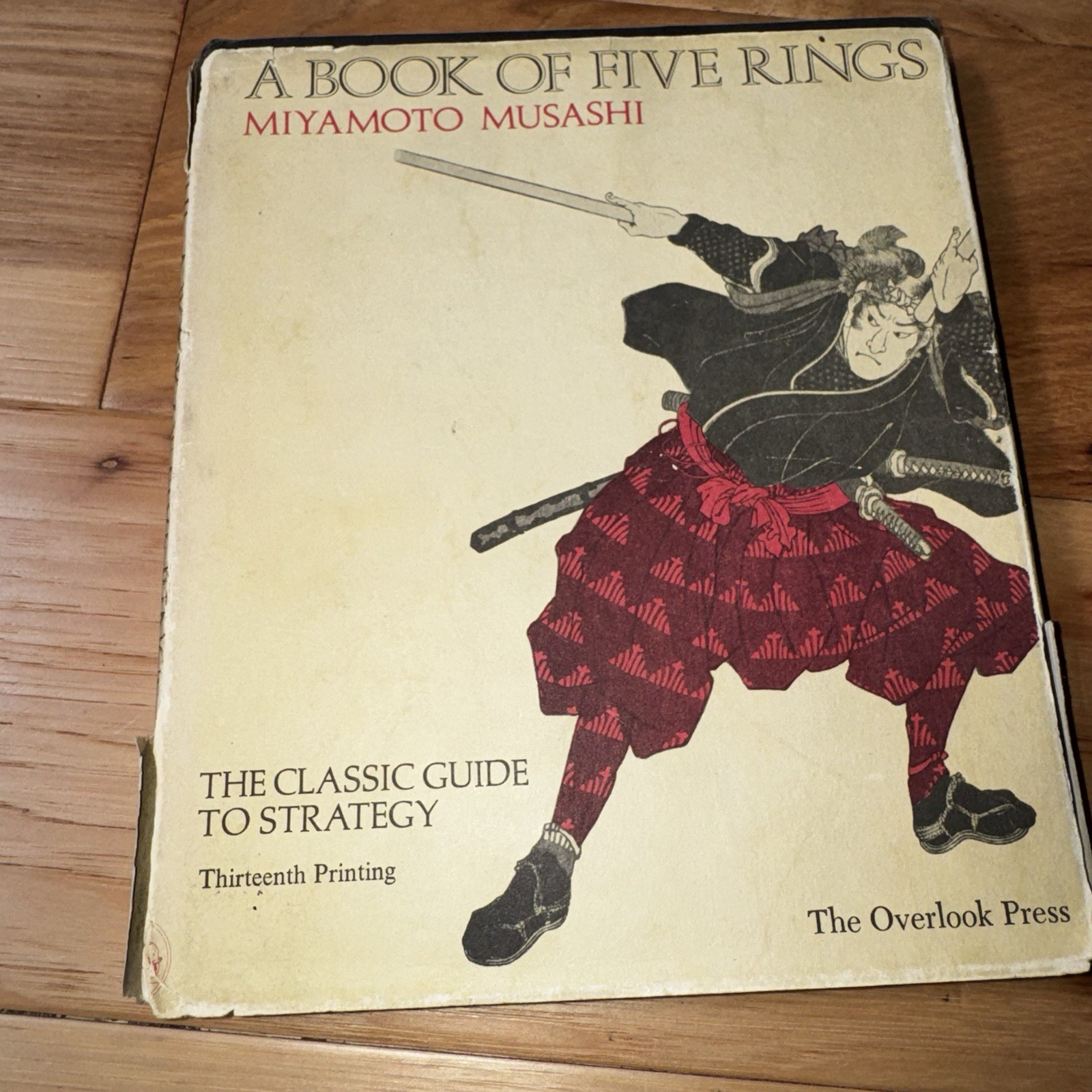 A Book of Five Rings Miyamoto Musashi Overlook Press Strategy Samurai Book