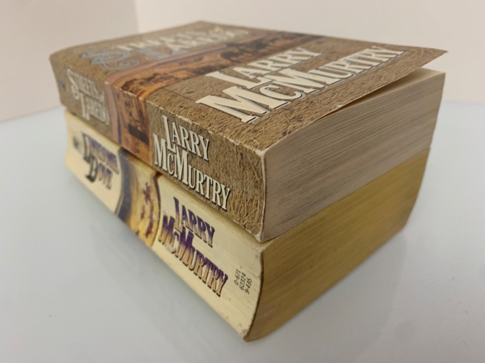 Larry McMurtry Lonesome Dove & Streets of Laredo Lot of 2 PBs 1st Prints Good