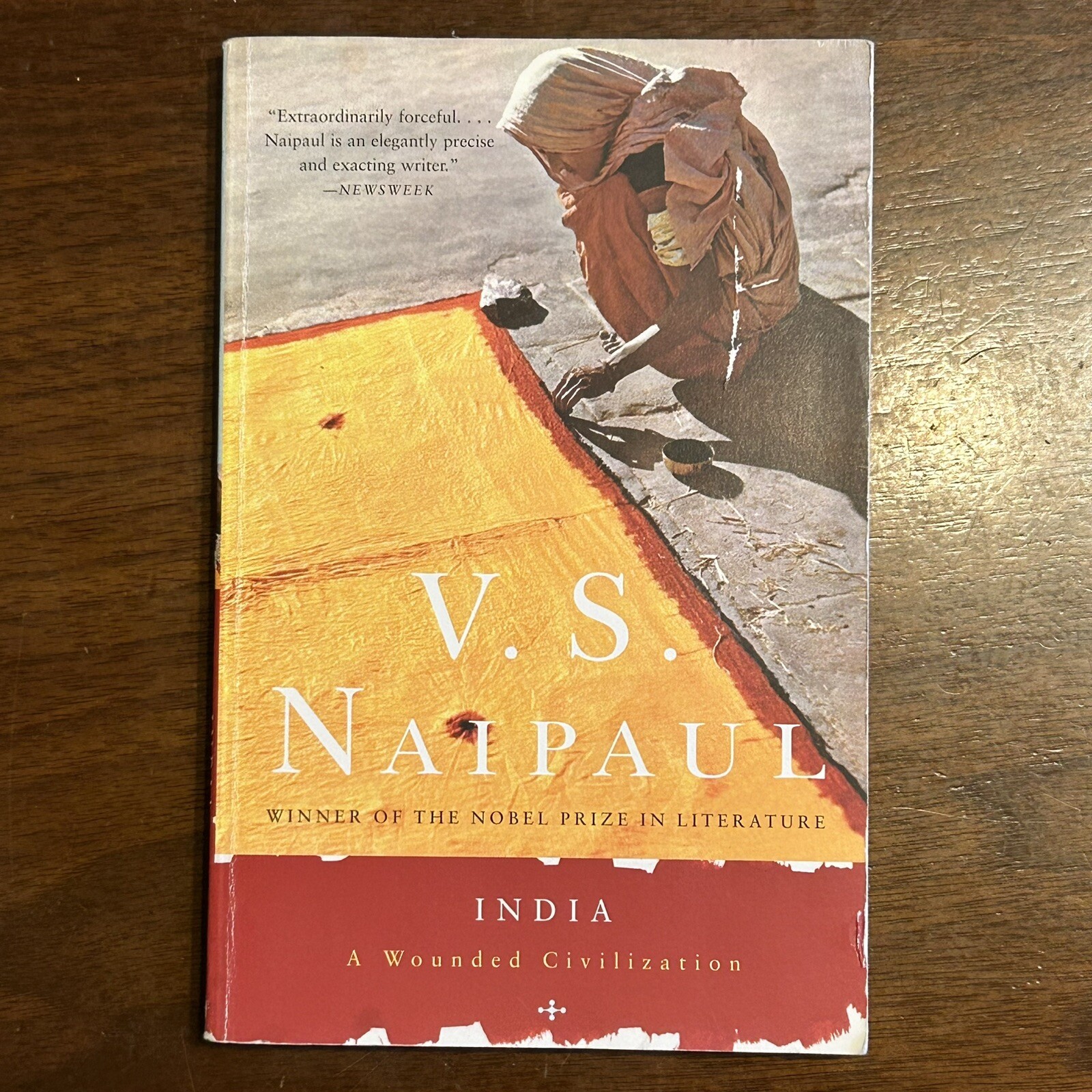 INDIA: A WOUNDED CIVILIZATION – Paperback By Naipaul, V.S. – USED