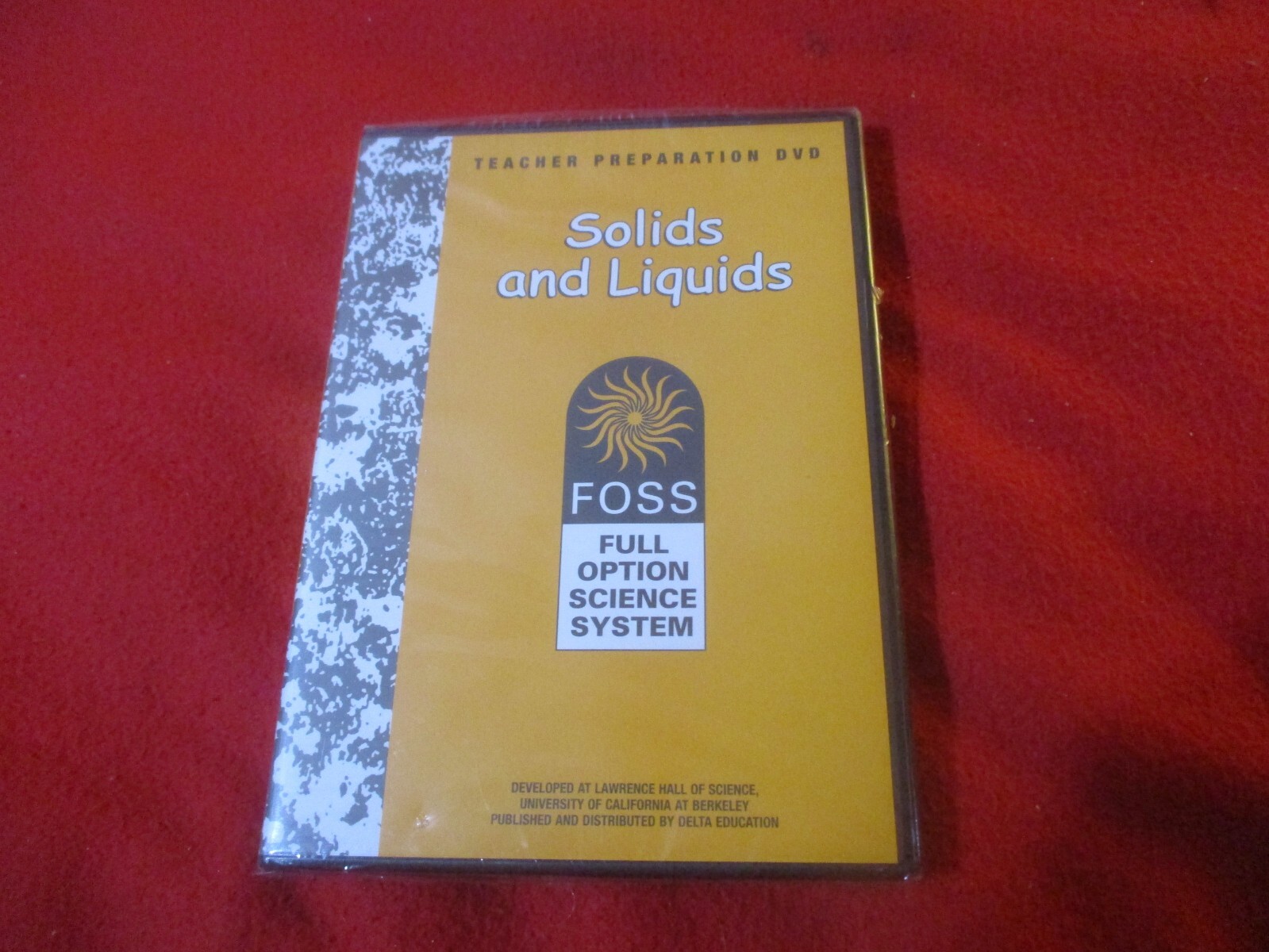 Foss Full Option Science System Solids And Liquids Teacher Prep DVD New Sealed