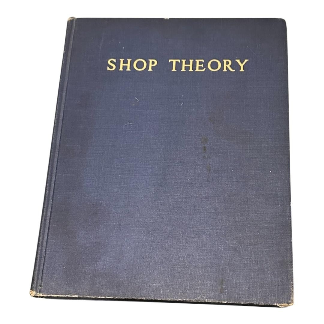 Vintage Shop Theory Henry Ford Trade School McGraw-Hill HC Blue 1944 USA Trades