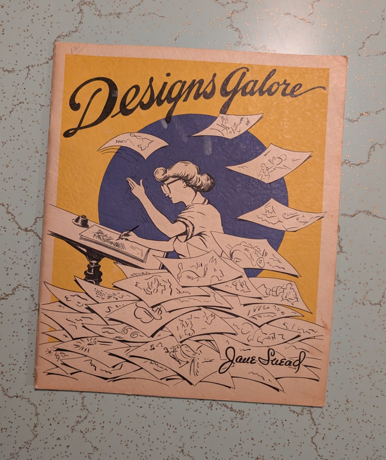 Jane Snead, Designs Galore, Vintage Arts & Crafts Book (1955) 48 Pages