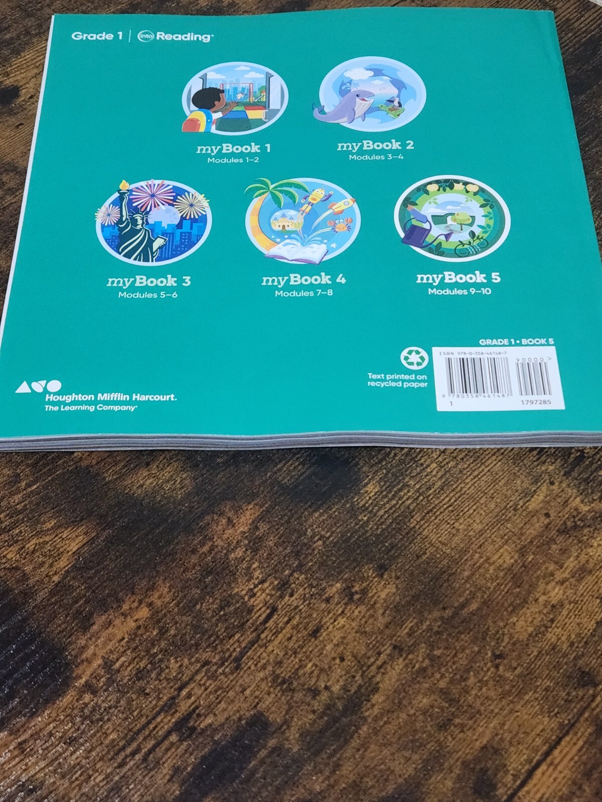 HMH MATH GRADE 1 – HMH INTO READING GRADE 1 MYBOOK 5 MODULES 9-10 2 BOOKS